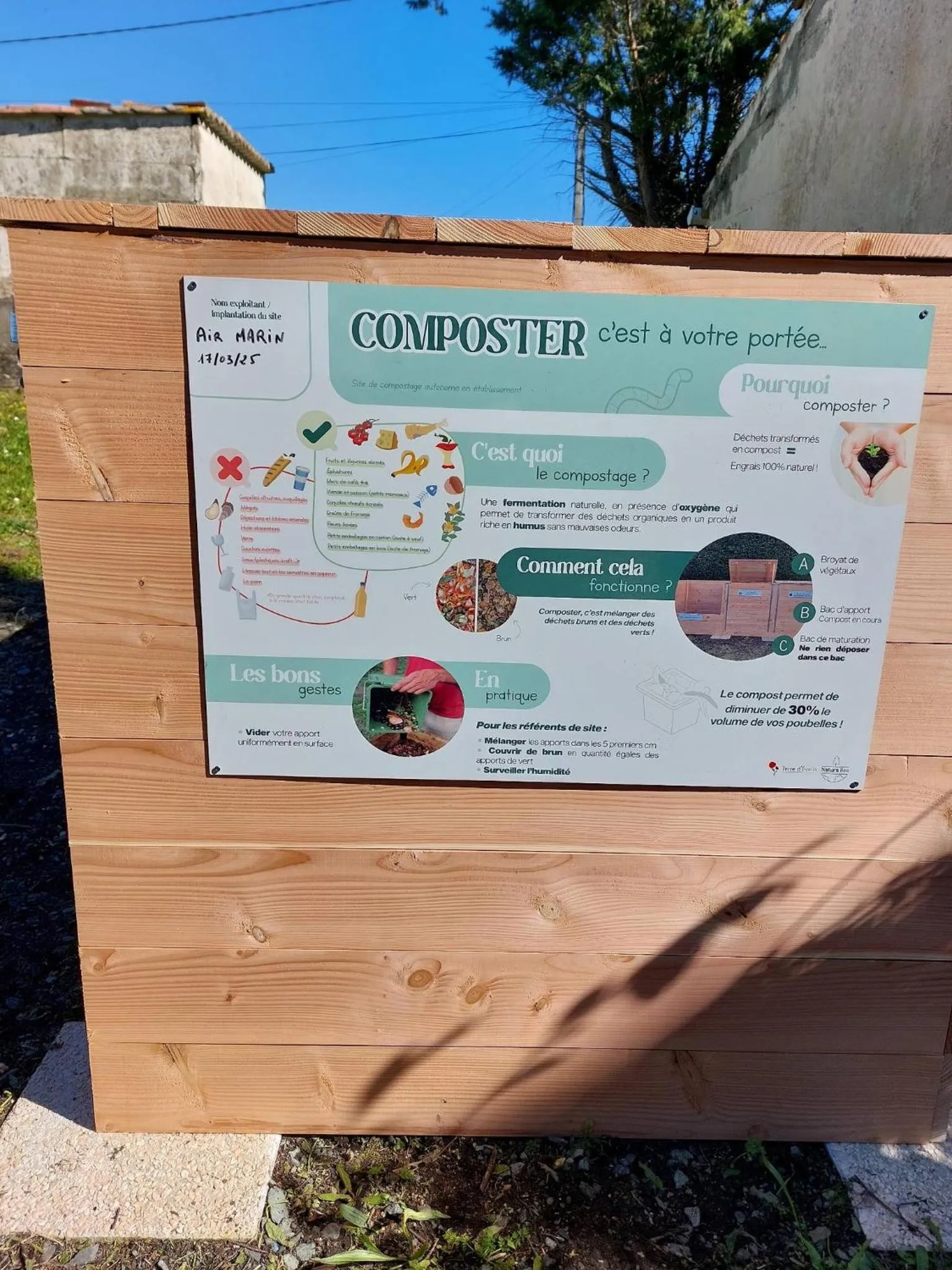 Garden in Logis Hôtel L'Air Marin