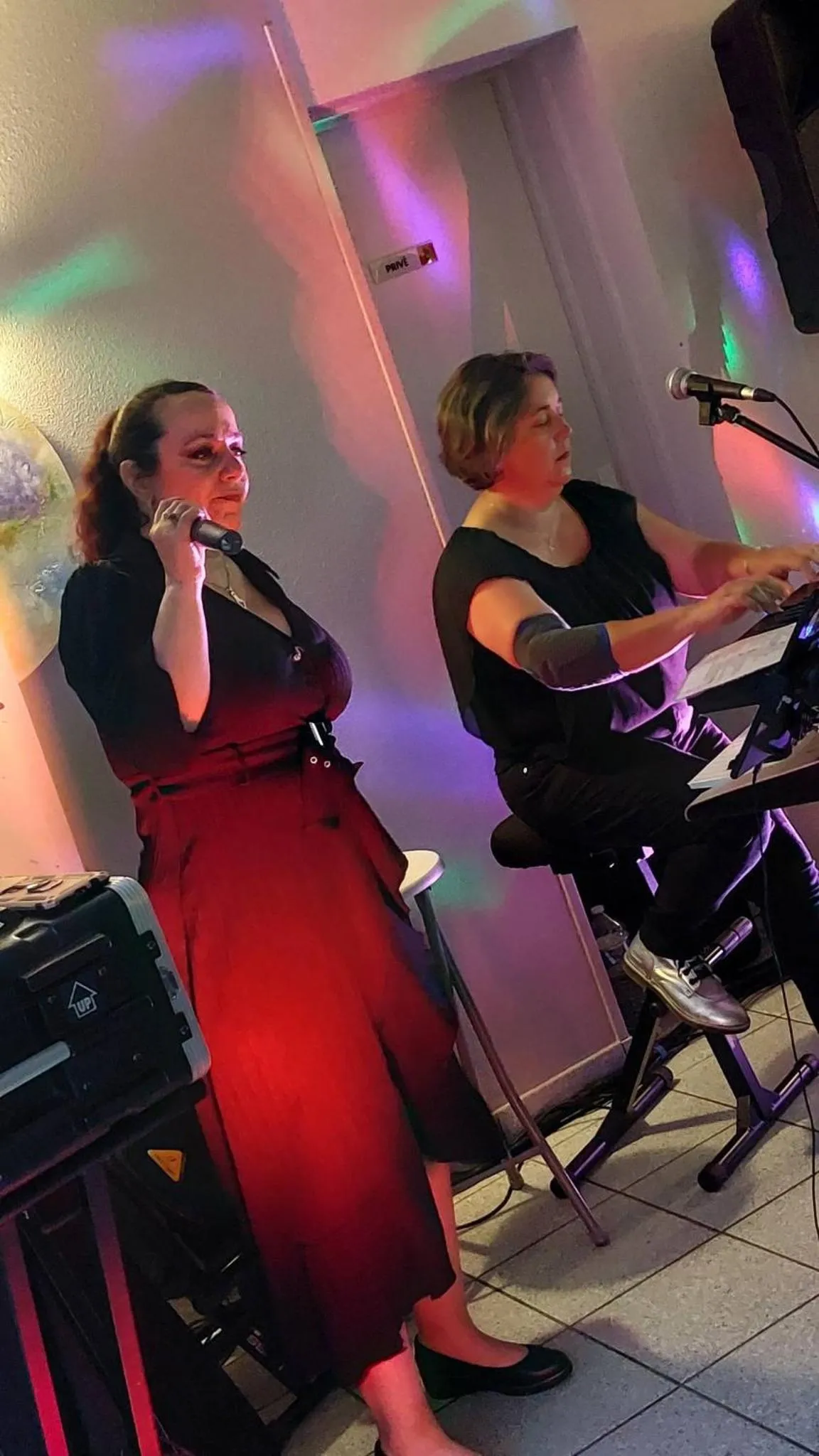 Evening entertainment in Logis Hôtel L'Air Marin