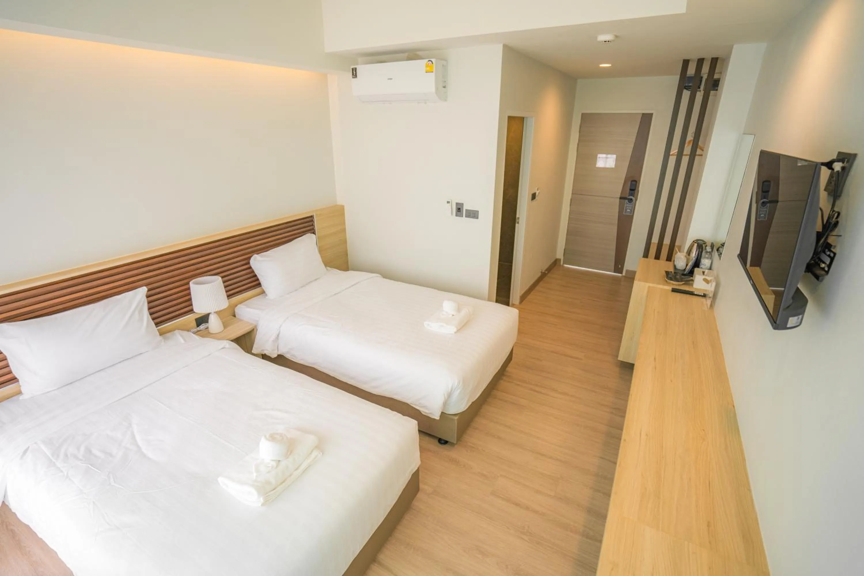 Bed in Mekong pano villa