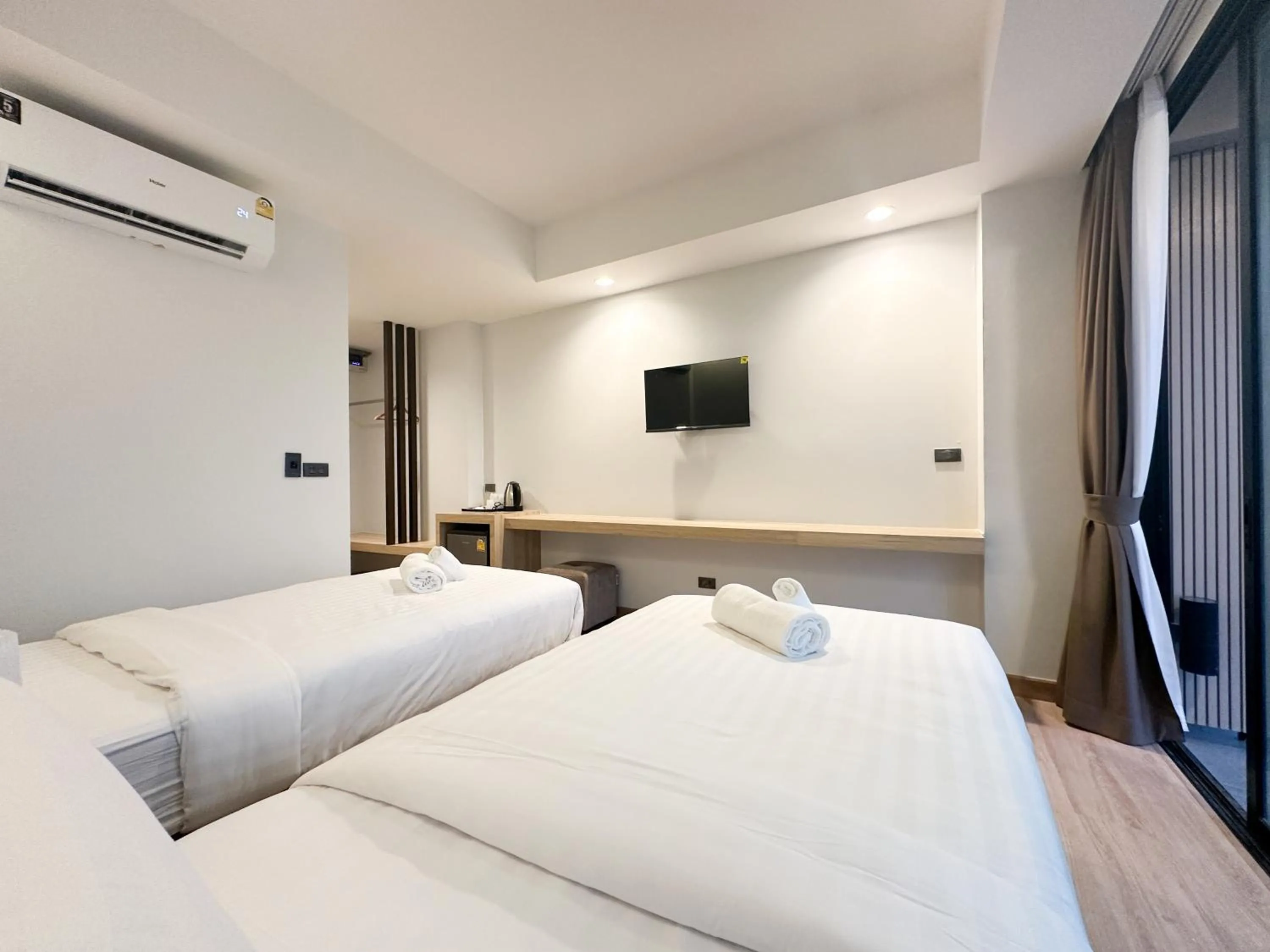 Bed in Mekong pano villa