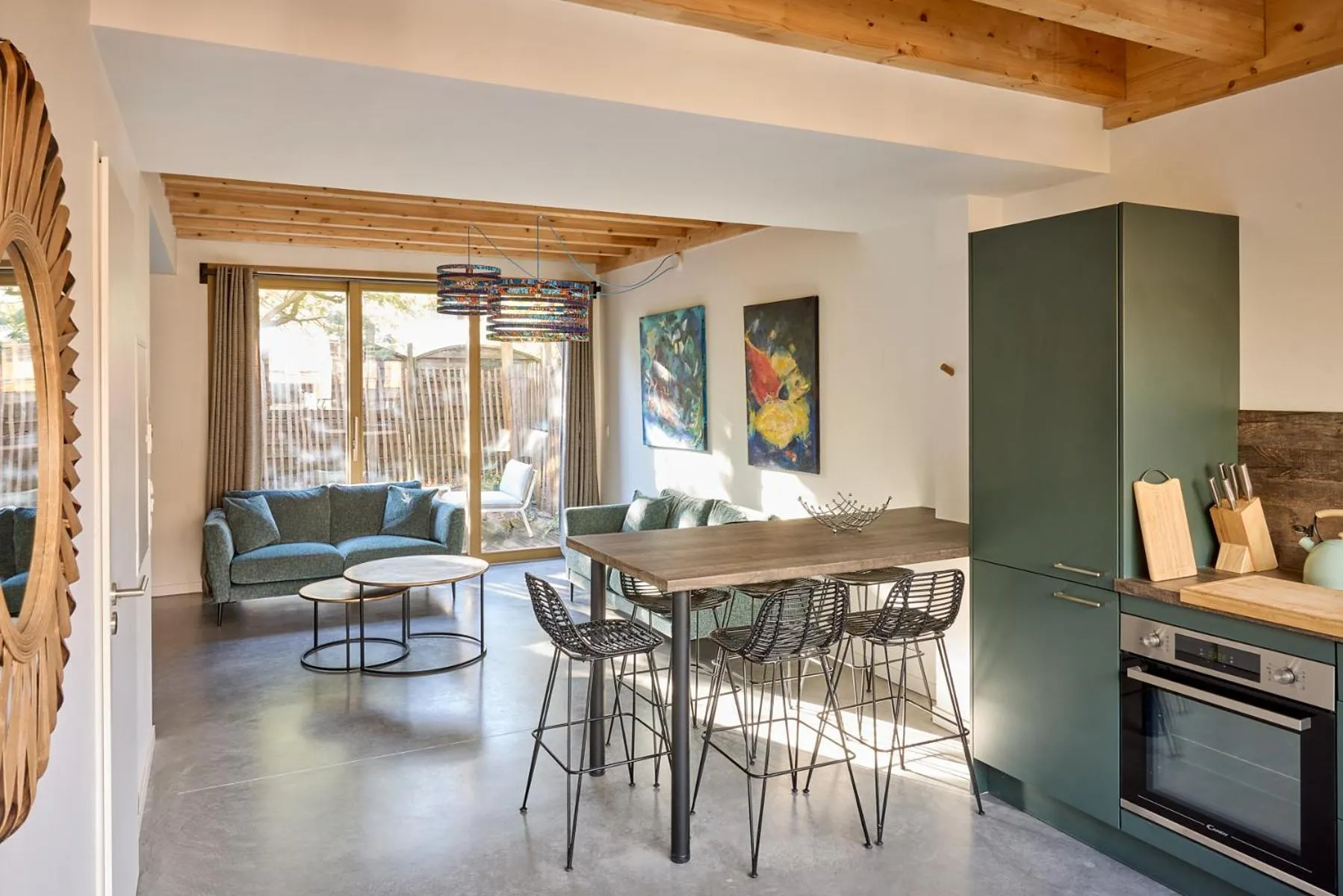 Kitchen or kitchenette in Kaze Océan, The Originals Relais