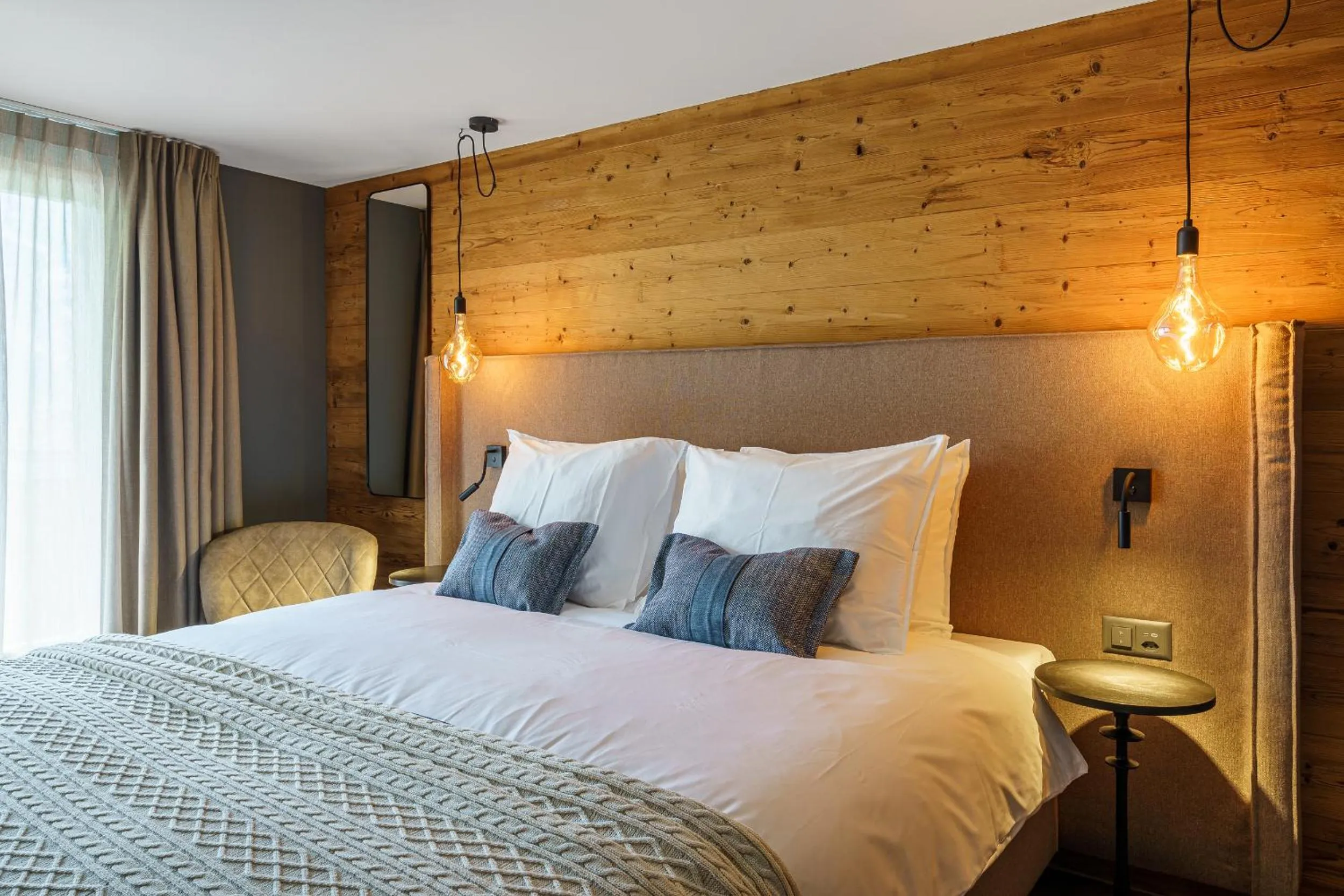 Bedroom, Bed in Boutique Hotel Panorama Grindelwald