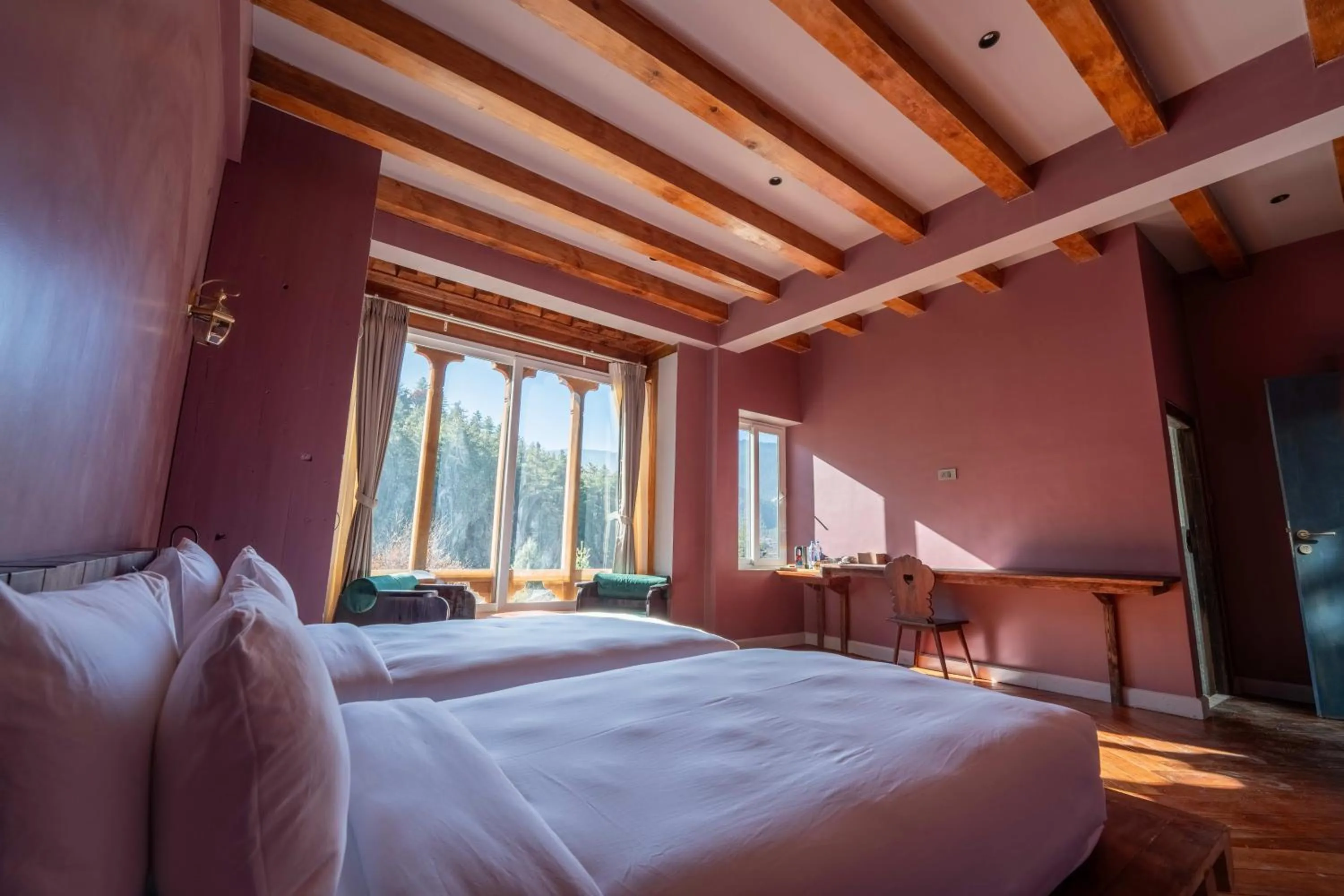 Bed in Taktsangri-La