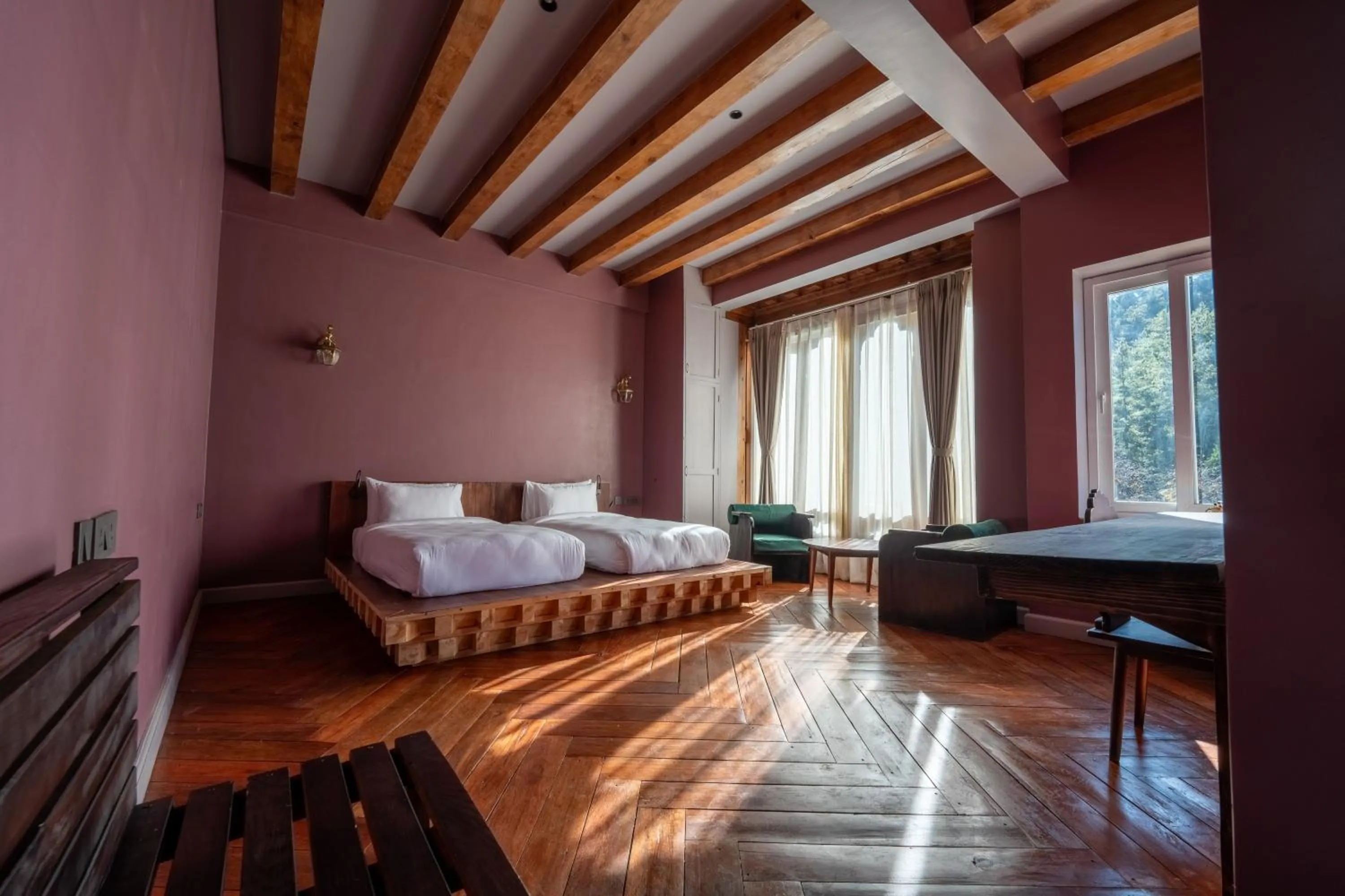 Bed in Taktsangri-La