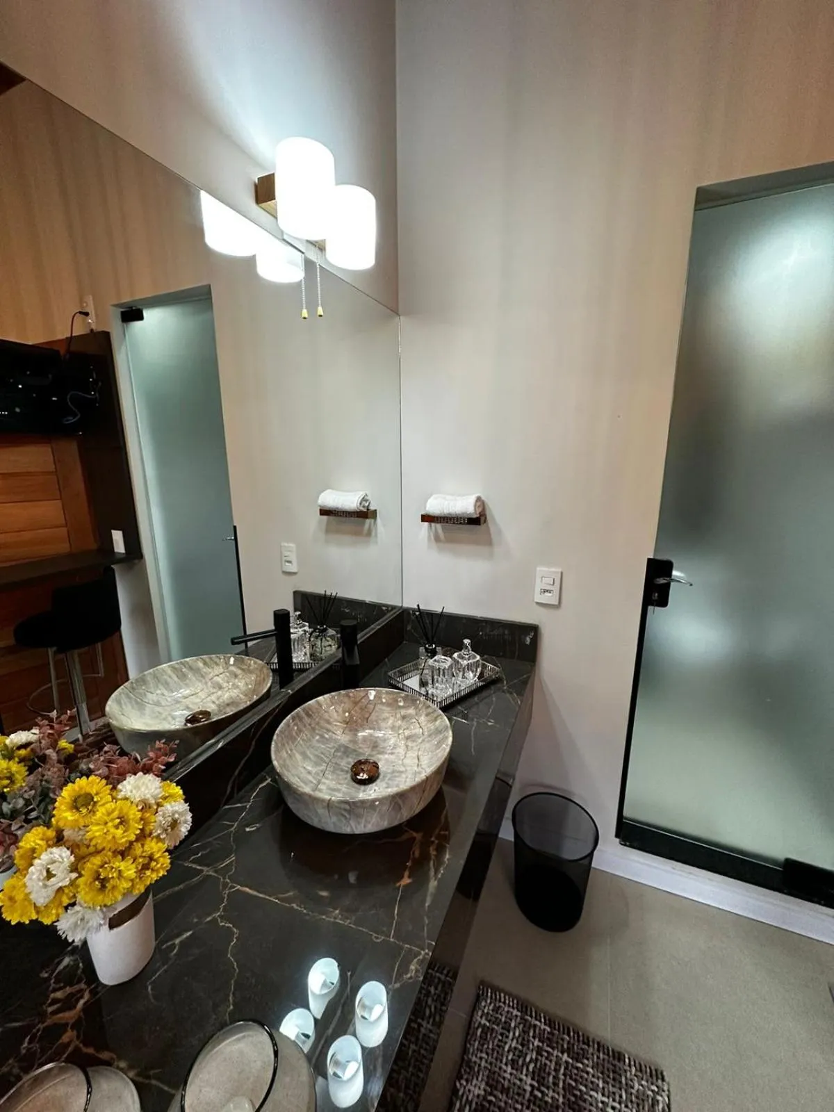 Bathroom in Bombinhas Guest House