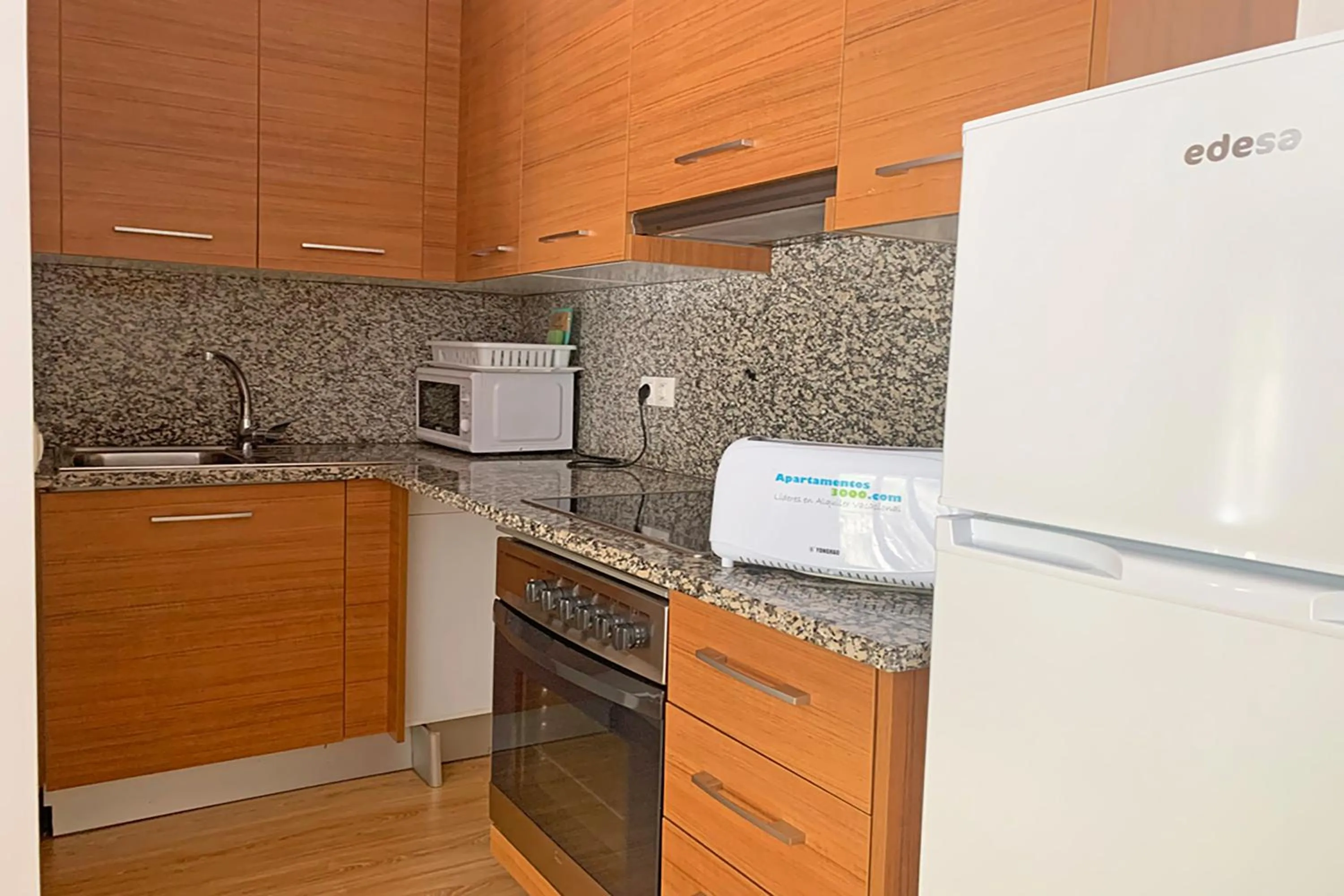 Kitchen or kitchenette in Apartamentos Canillo 3000