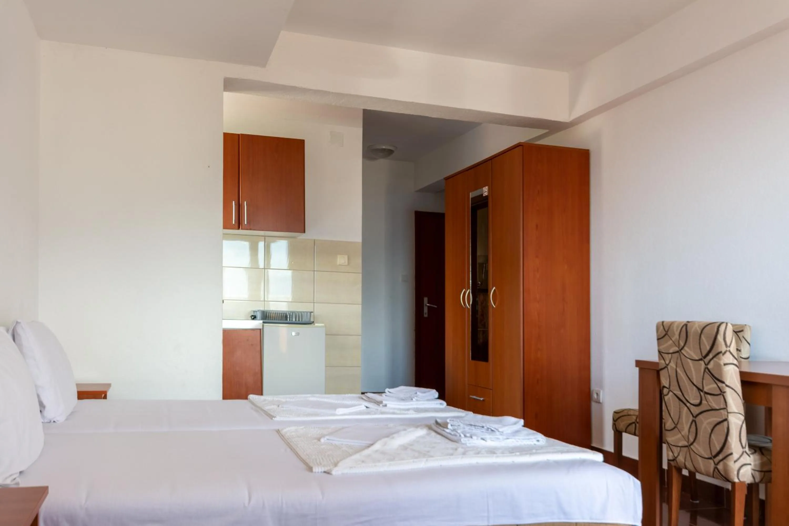 Bed in Evropa Lux Apartments