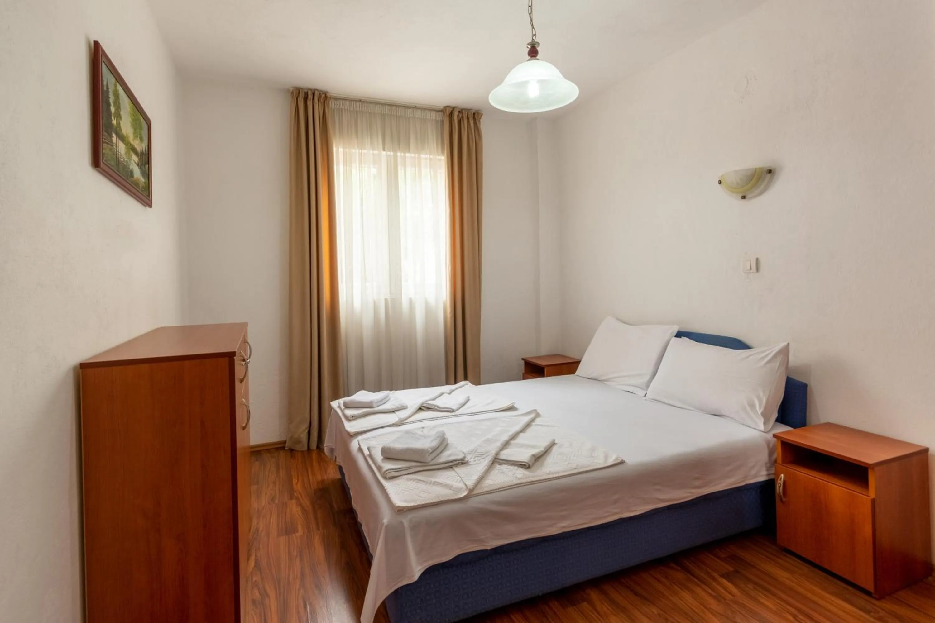 Bed in Evropa Lux Apartments