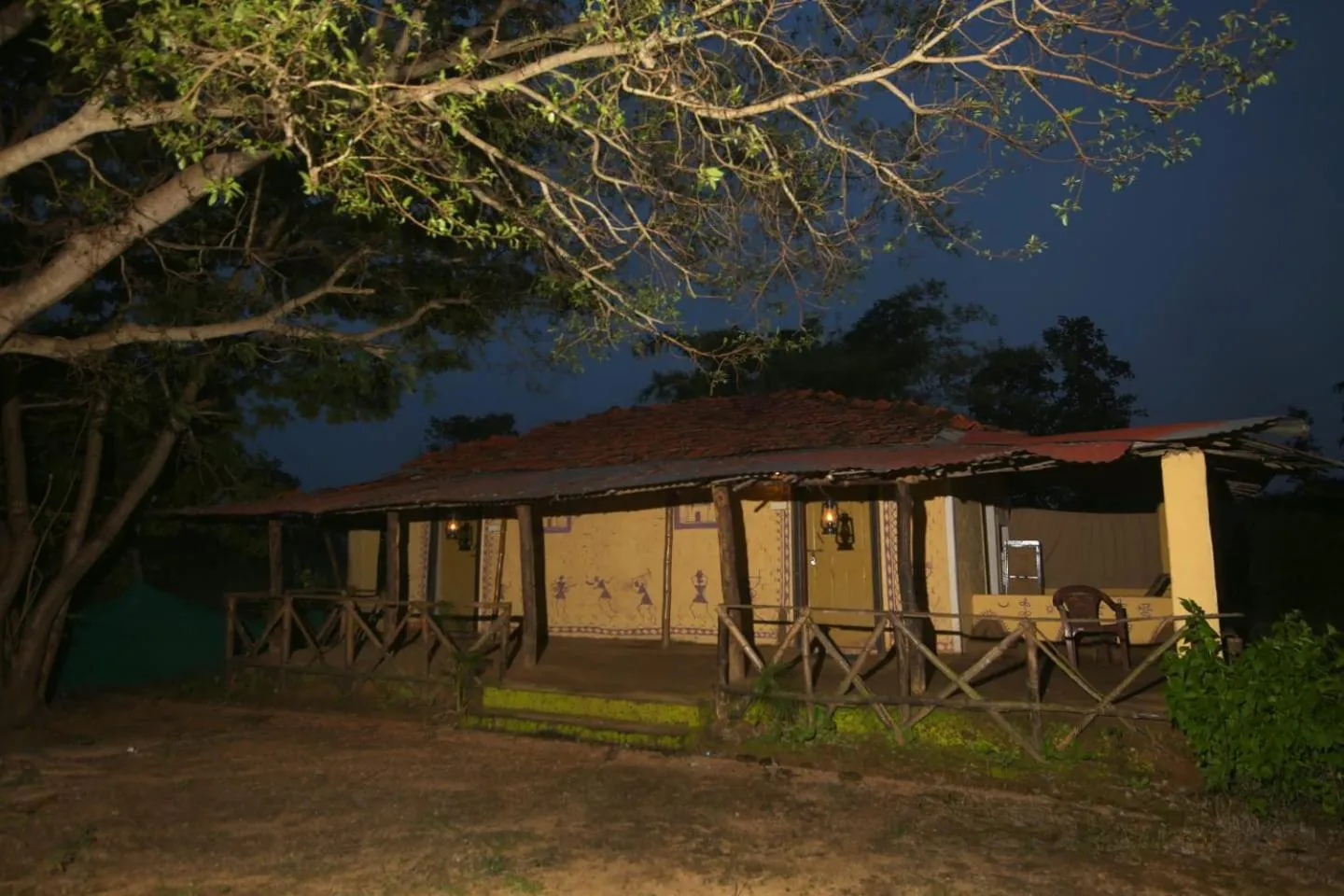 Night in Tribal Wood Resort