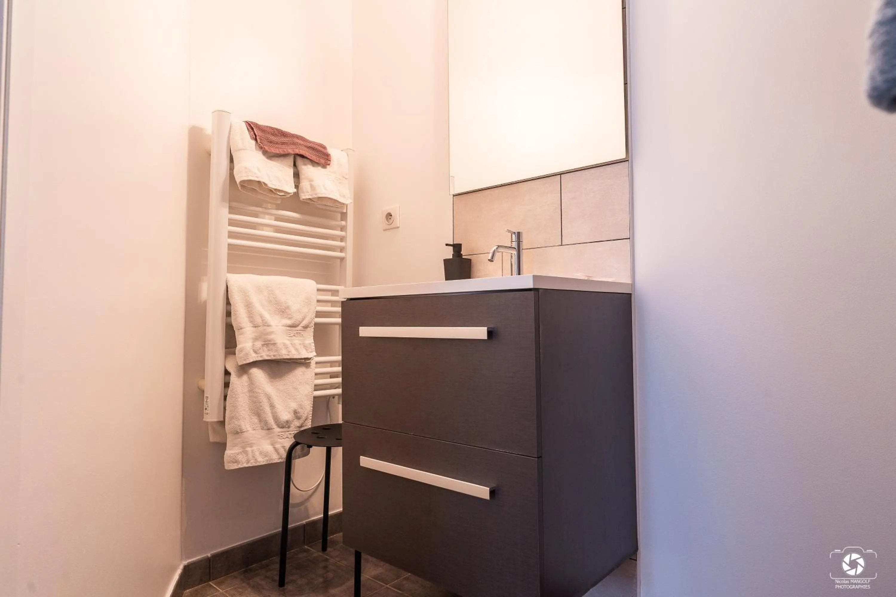 Bathroom in Château Besson