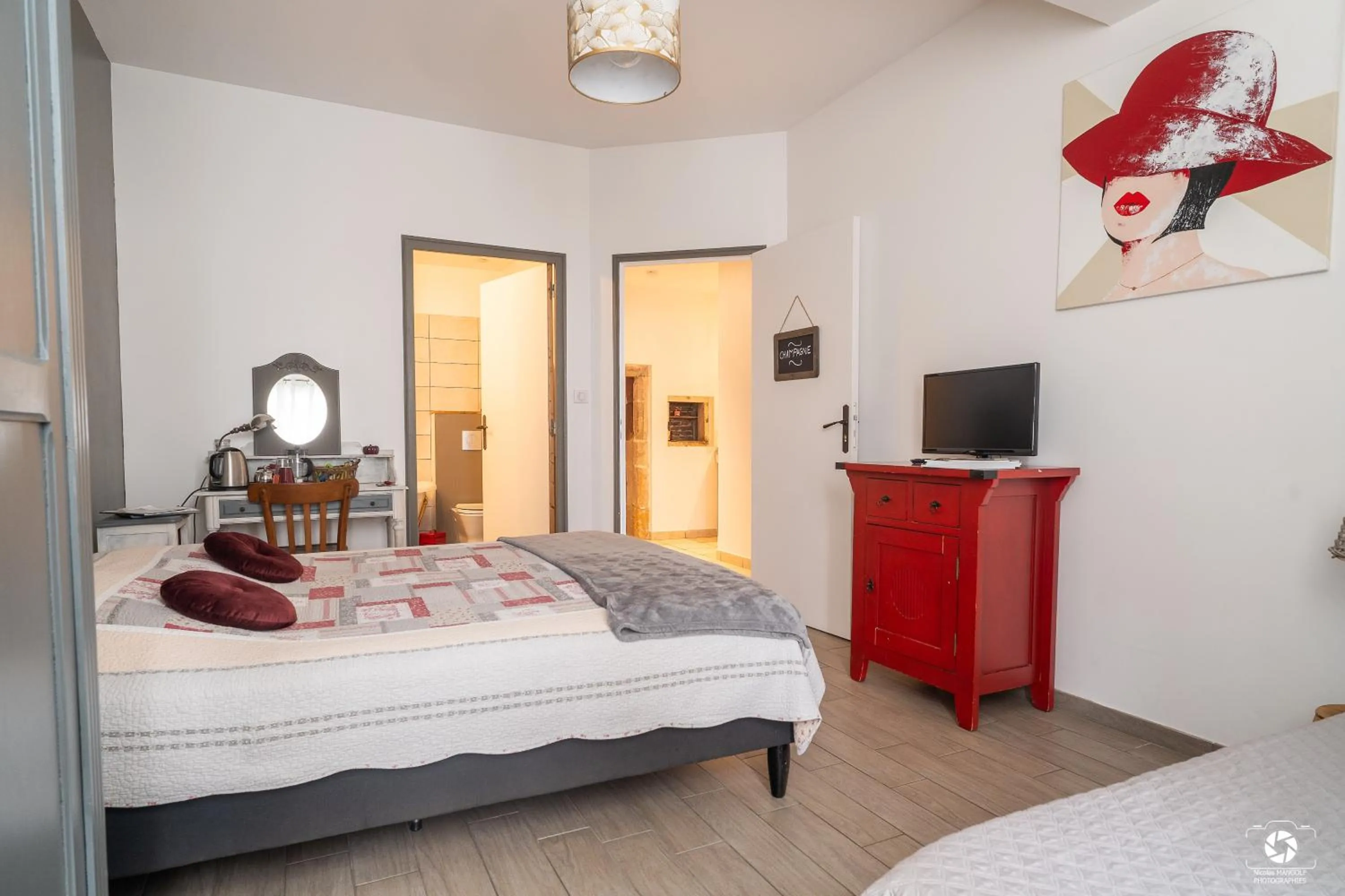 Bedroom, Bed in Château Besson