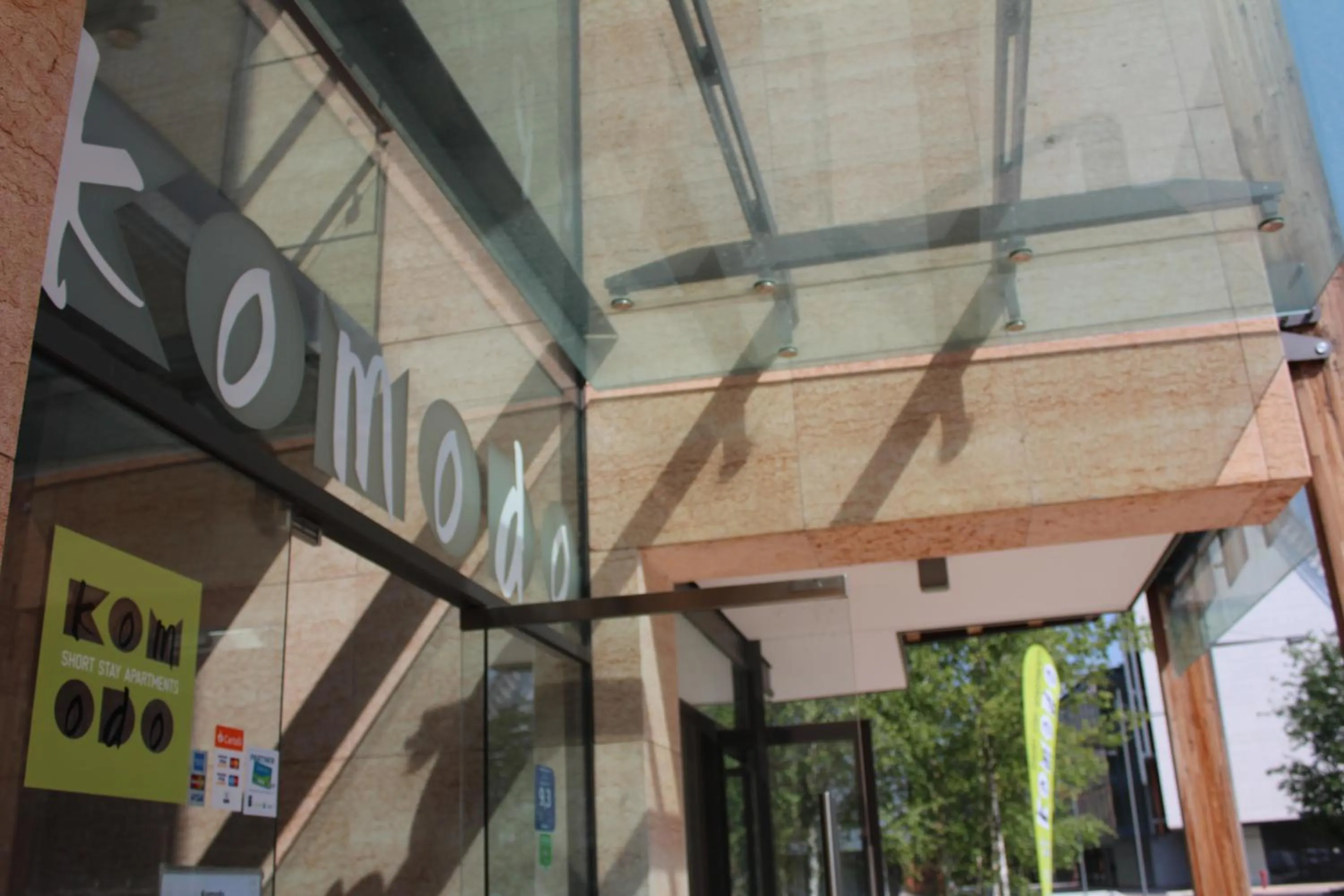 Facade/entrance in Komodo short stay apartments