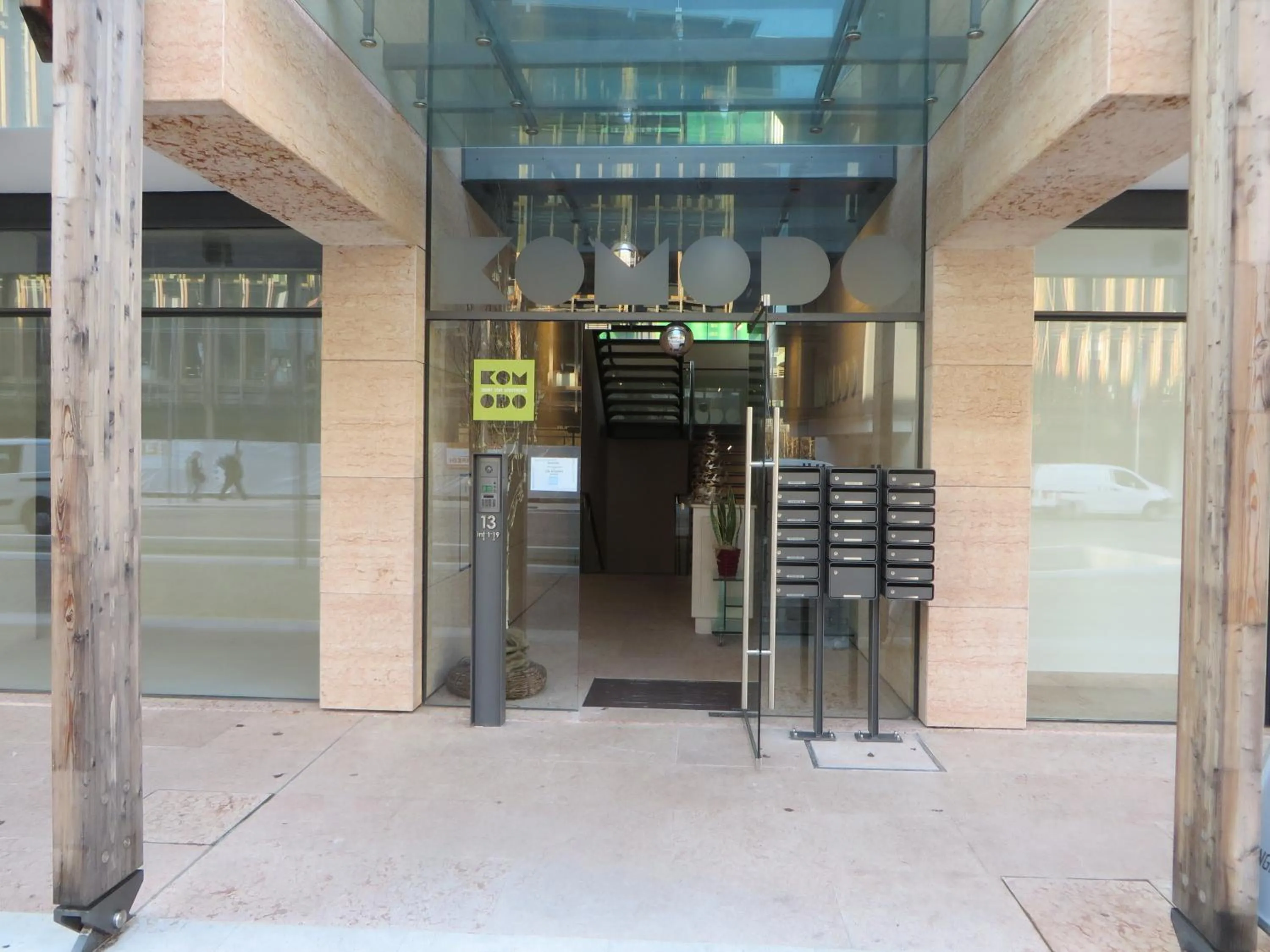 Facade/entrance in Komodo short stay apartments