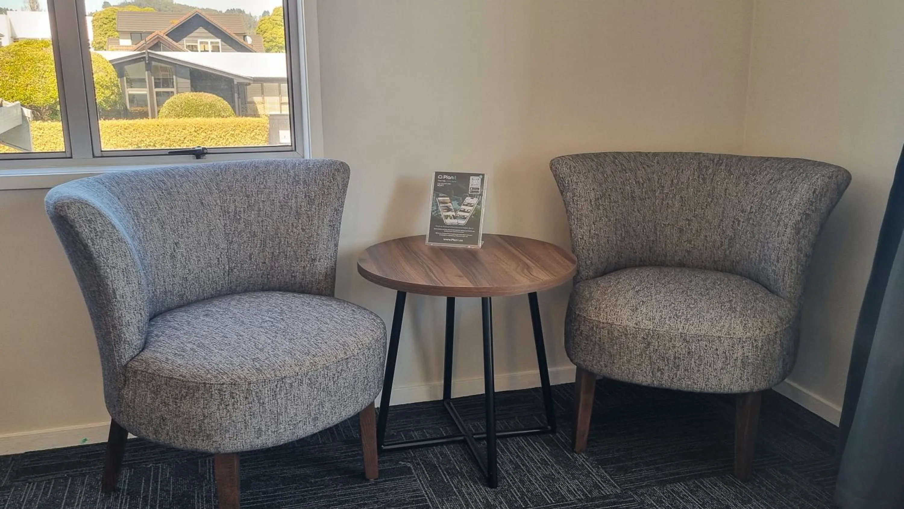 Seating area in Marsden Stay Rotorua