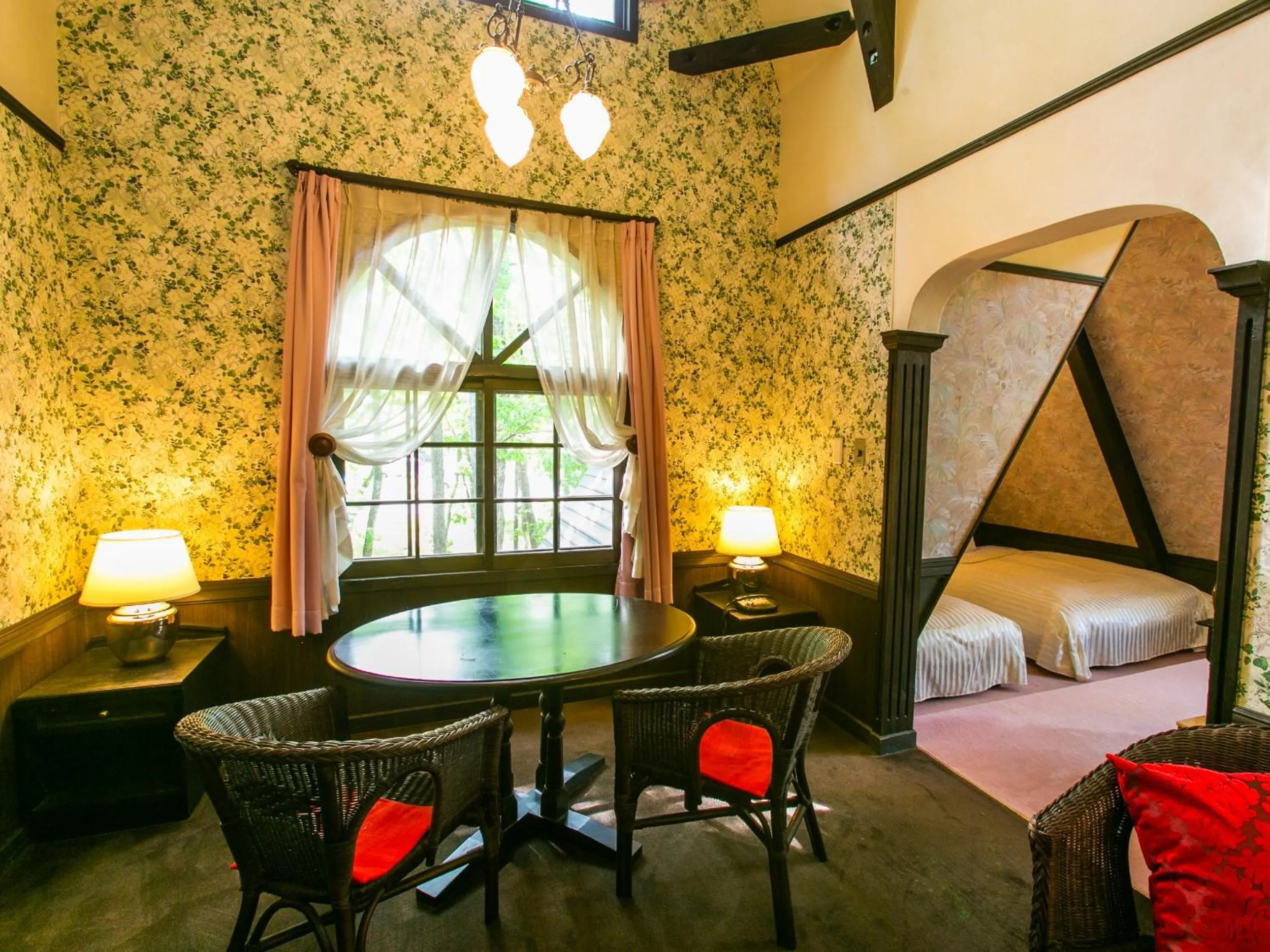 Photo of the whole room, Bed in Restaurant & Hotel Traumerei