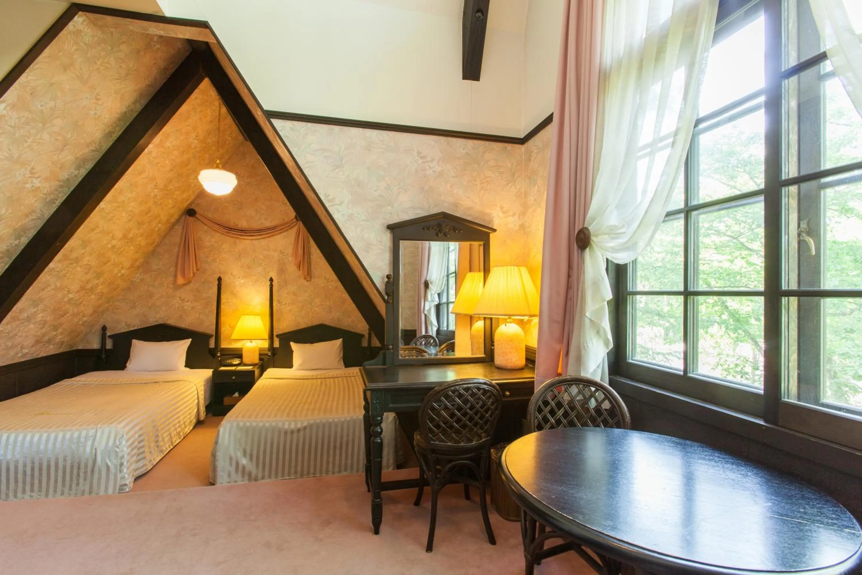 Bed in Restaurant & Hotel Traumerei