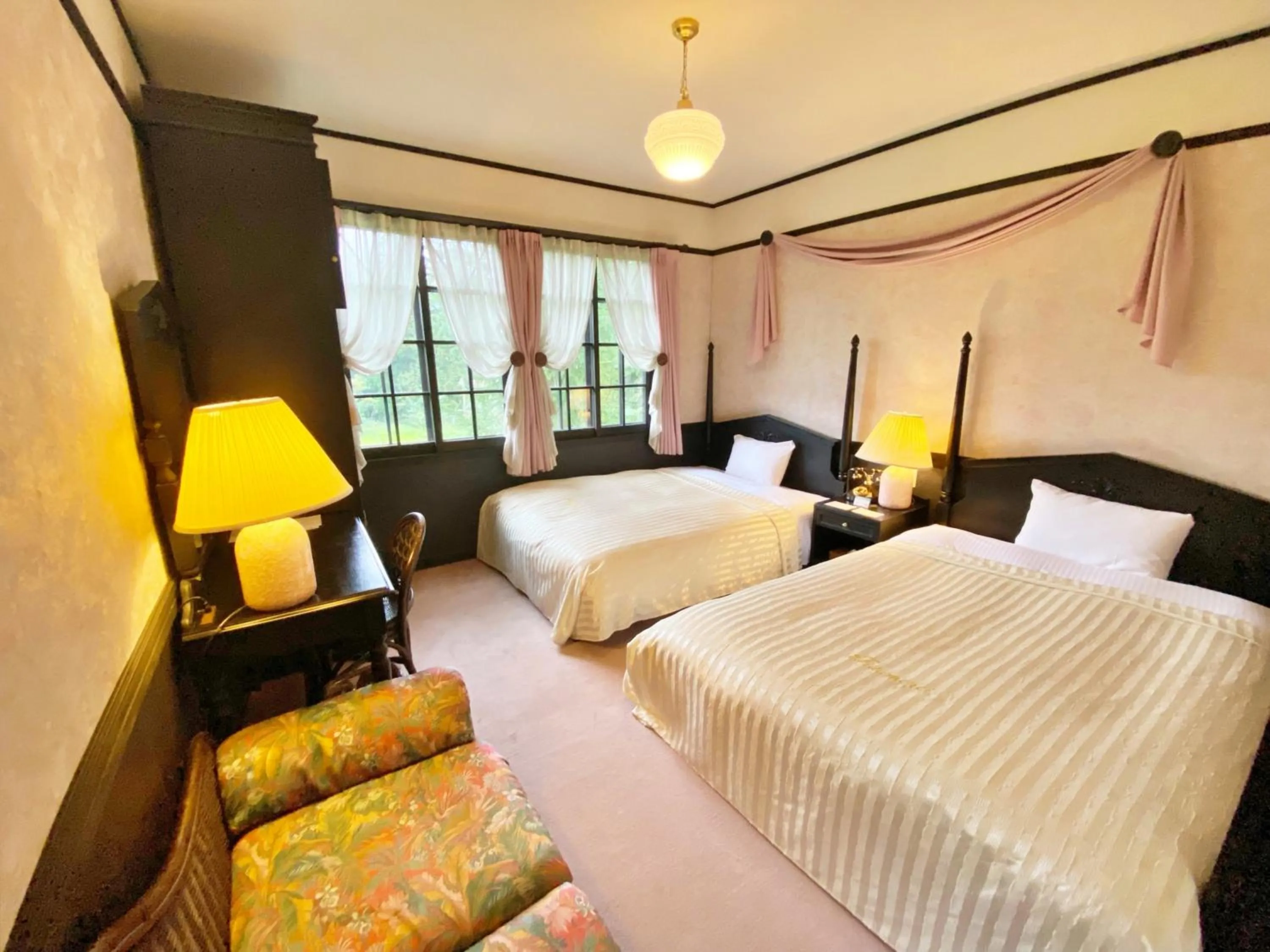 Bed in Restaurant & Hotel Traumerei