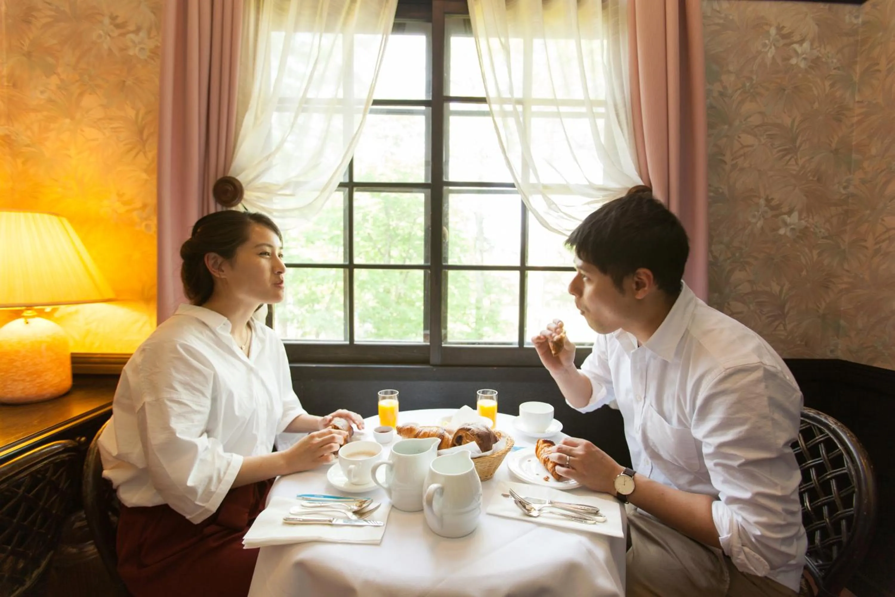 Breakfast in Restaurant & Hotel Traumerei