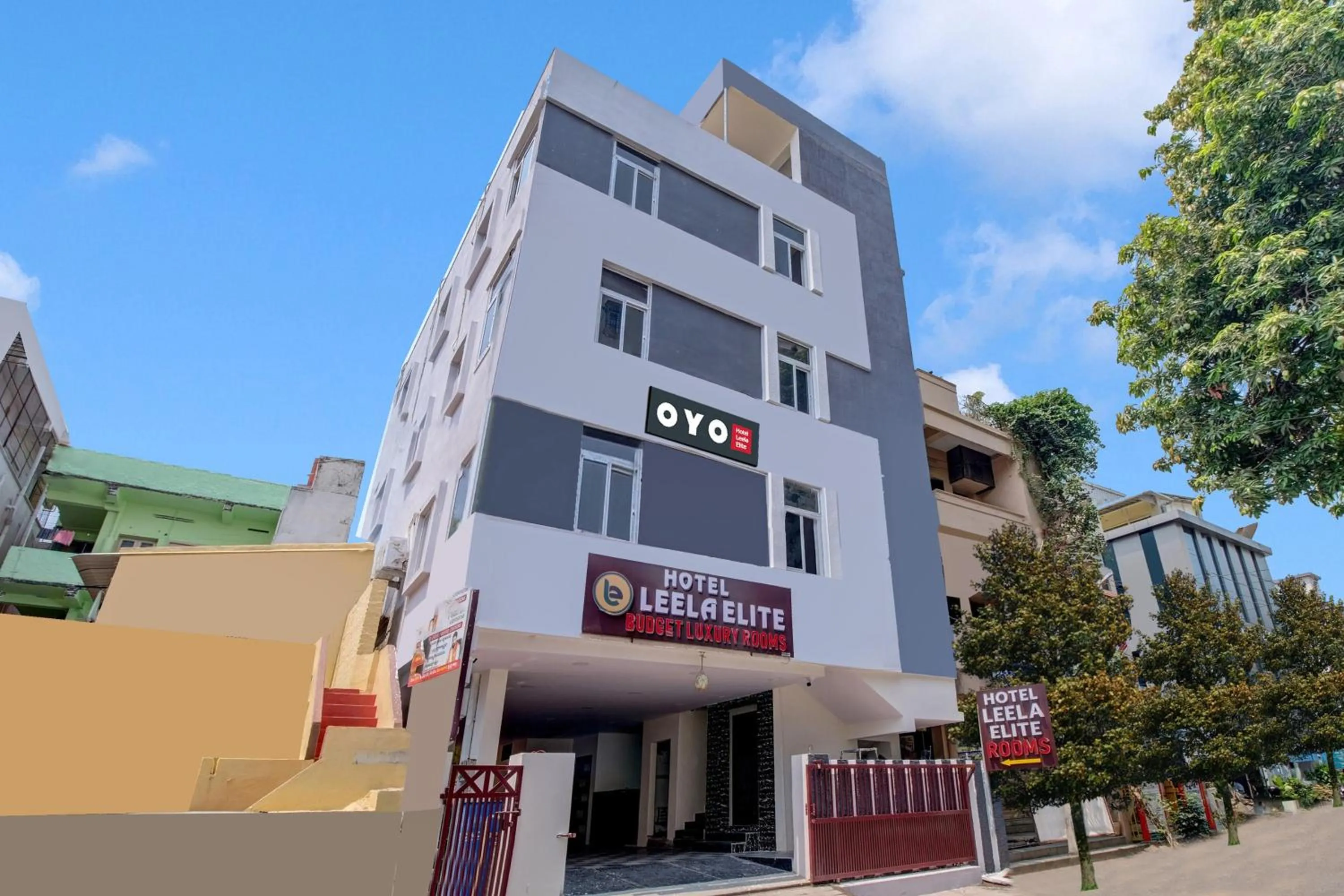 Facade/entrance in Hotel O Leela Elite