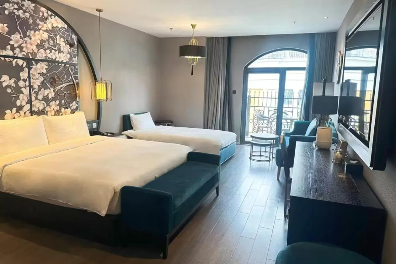 Bedroom, Bed in Crystal Orange Hotel - Shanghai The Bund Jinling East Road