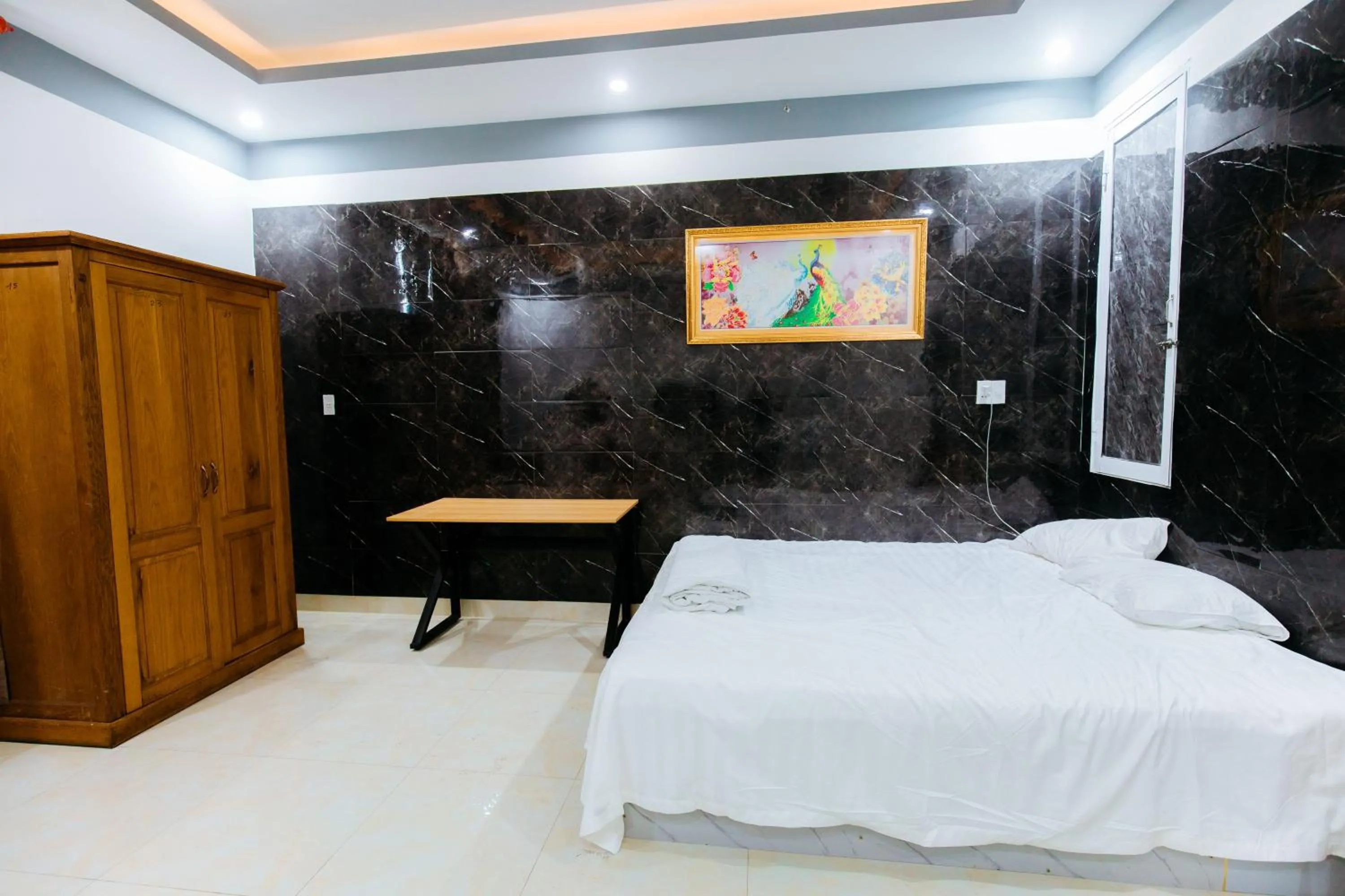 Bed in Hotel Trâm Anh