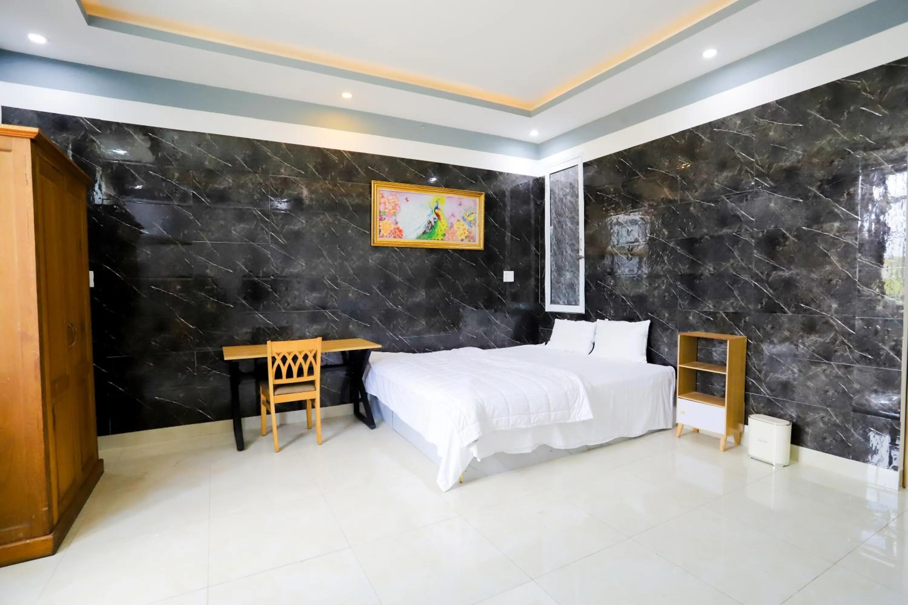 Bed in Hotel Trâm Anh