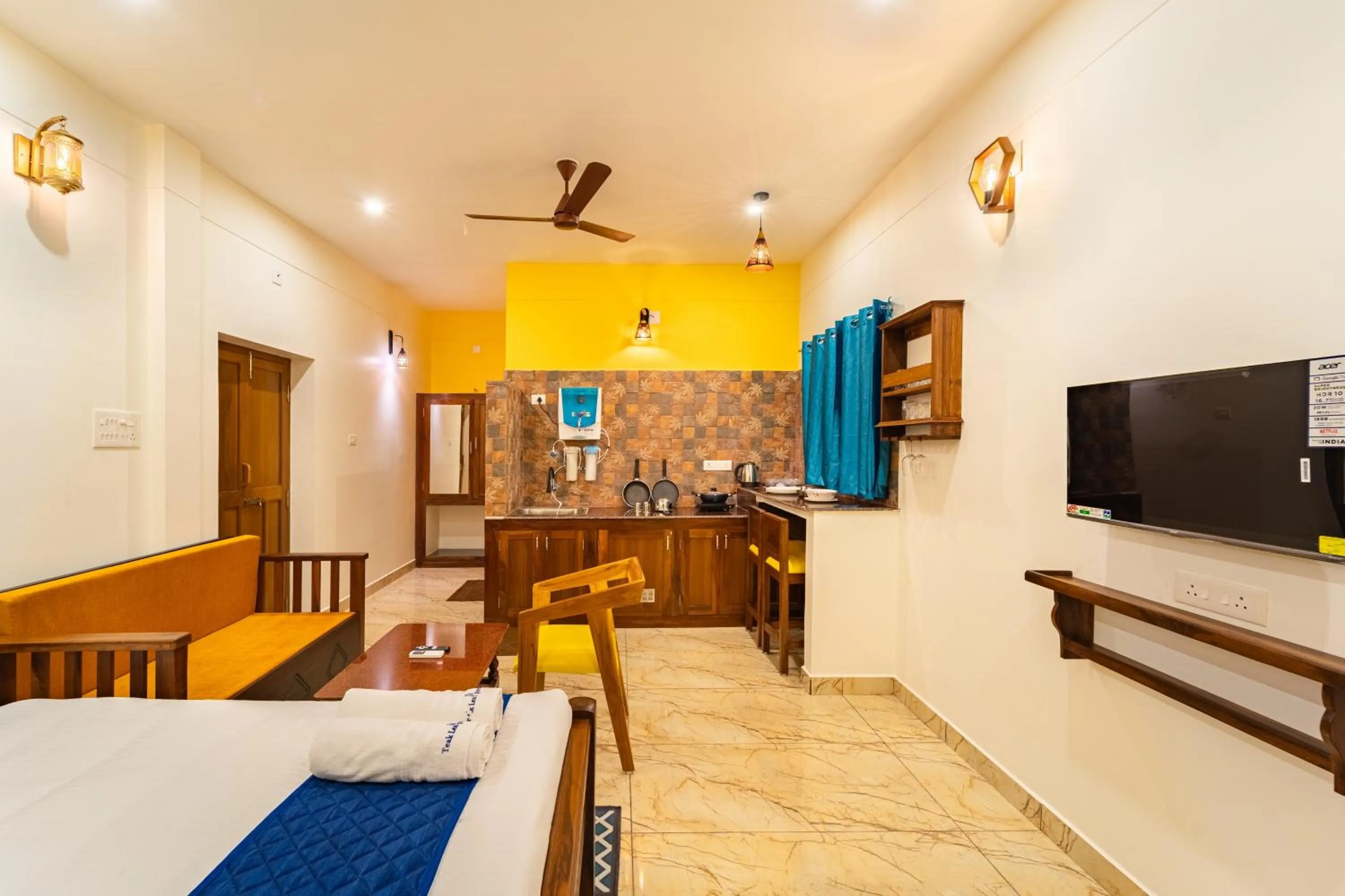 Photo of the whole room, Bed in Teak Leaf Gateway Villa with Swimming Pool Indoor Games