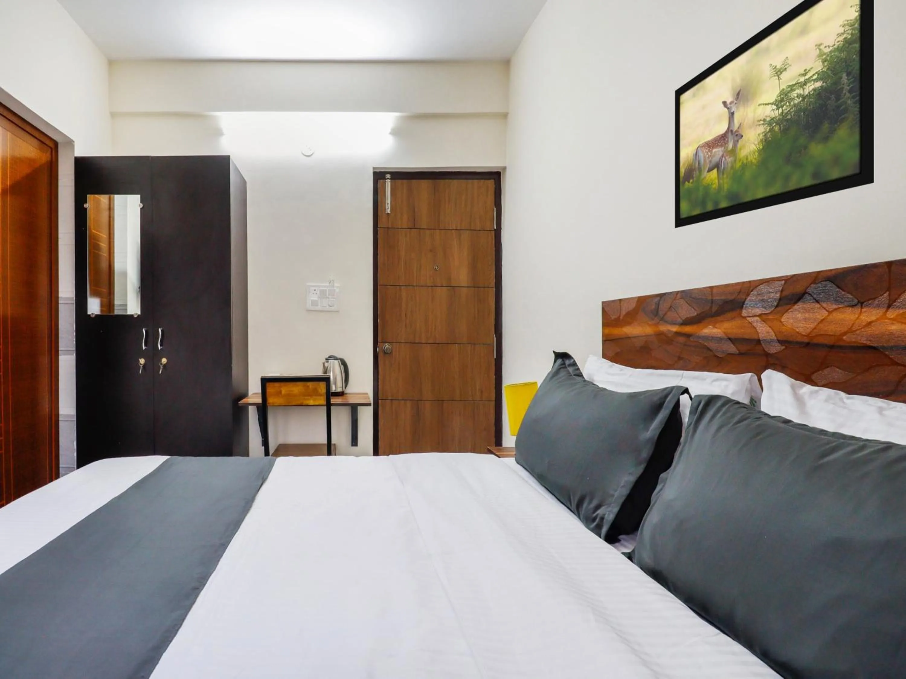 Bedroom, Bed in Super Townhouse Bellandur Near Embassy Tech Village