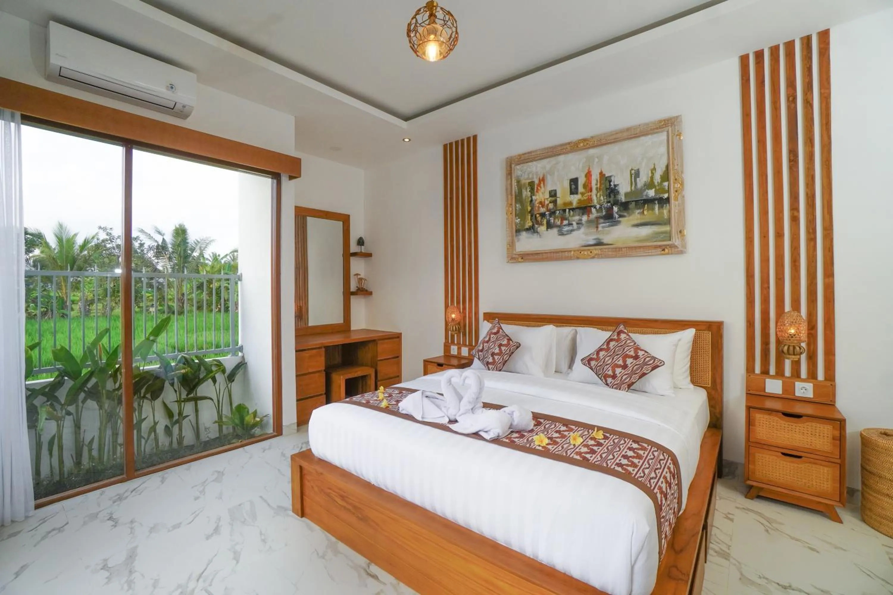 Bedroom, Bed in Vasista Villa Ubud