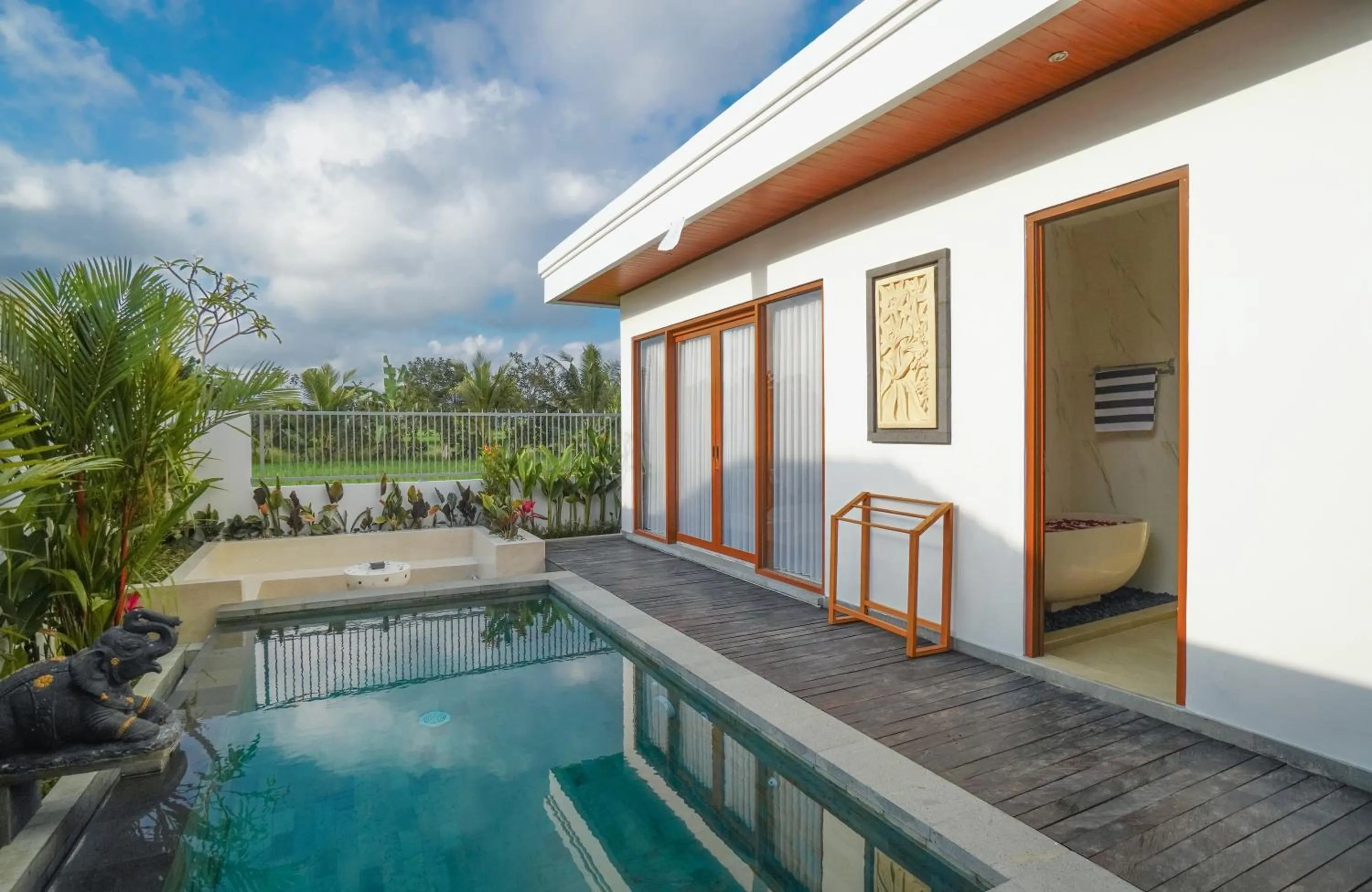 Balcony/Terrace in Vasista Villa Ubud