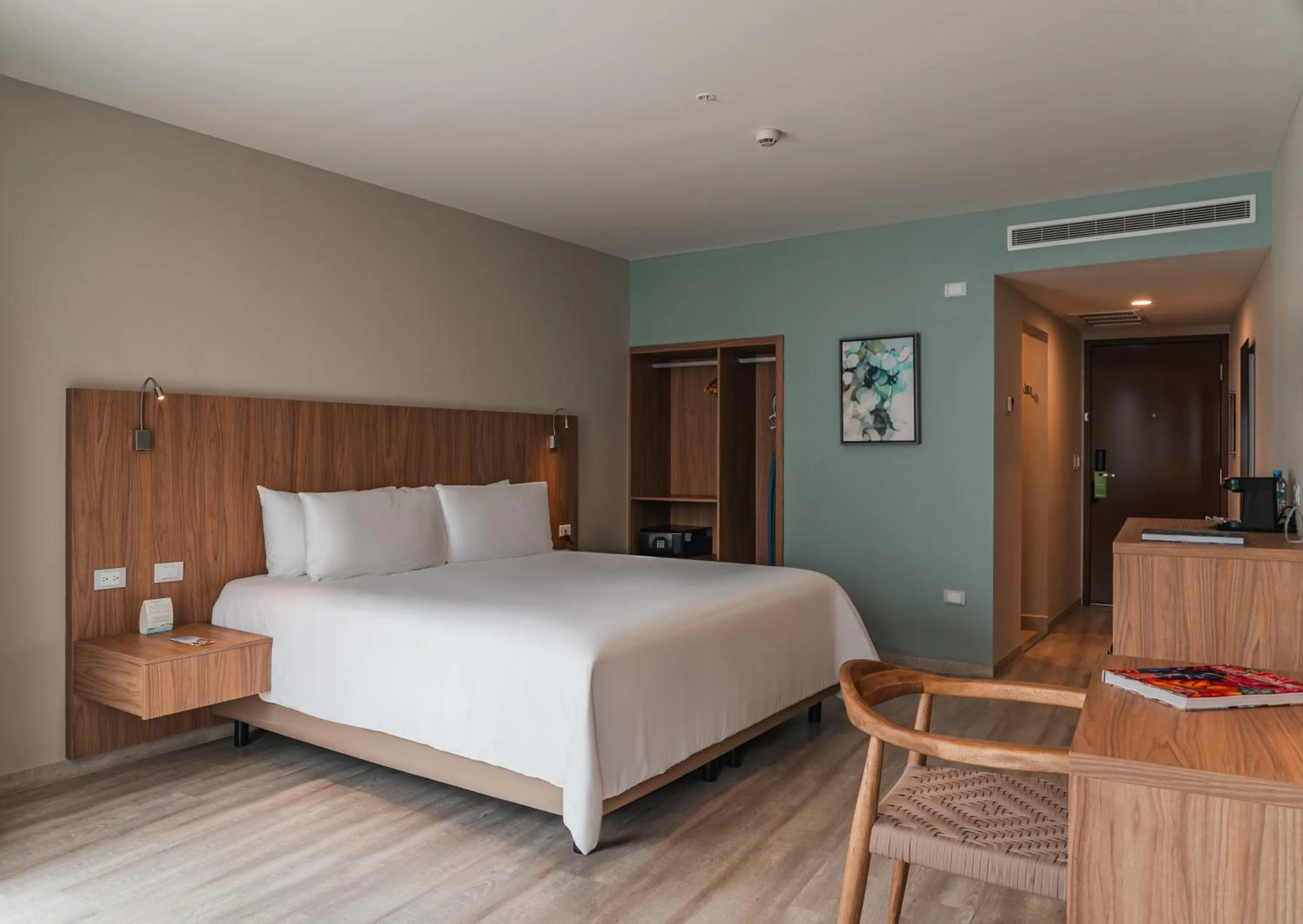 Bed in Wyndham Garden Mazatlan Marina