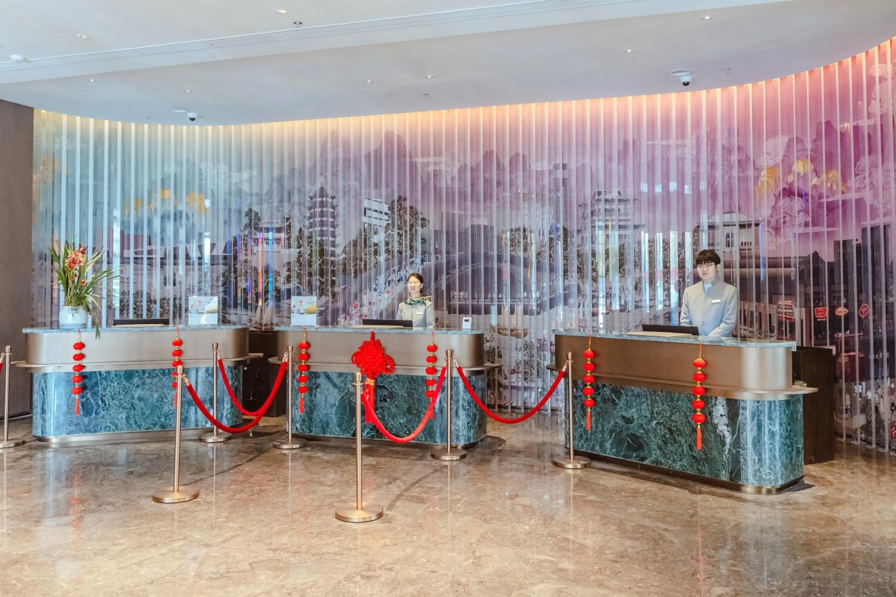 Lobby or reception in Wyndham Garden Huai'an New City