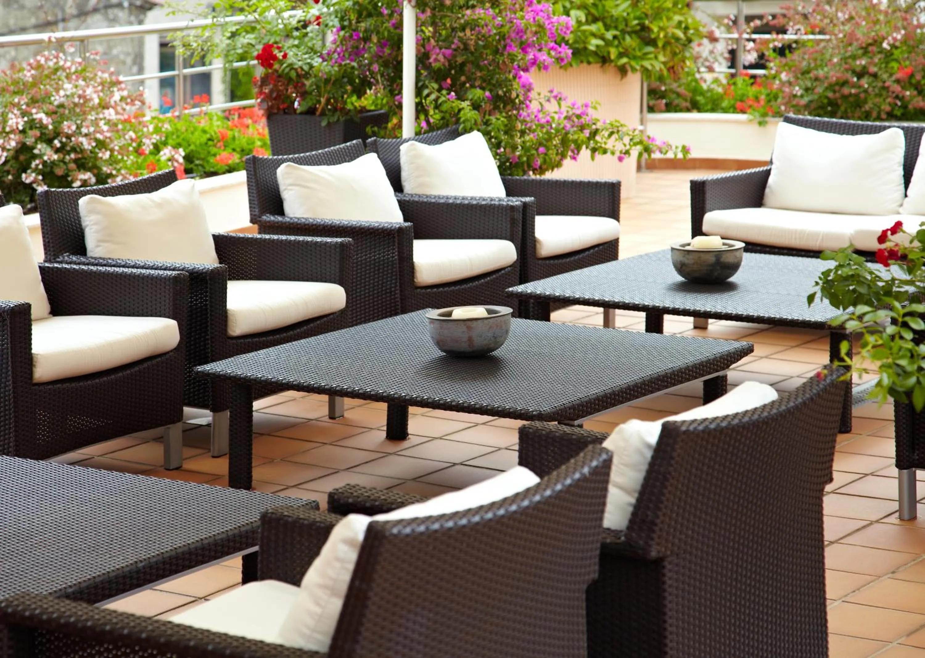 Balcony/Terrace in Hotel Carlos I Silgar