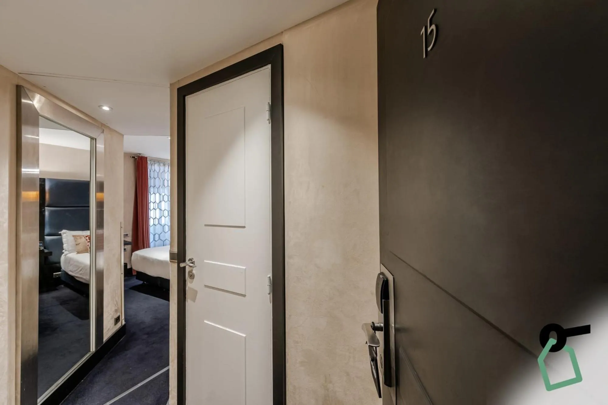 Bedroom, Bed in Hotiday Room Collection - Paris Arc de Triomphe