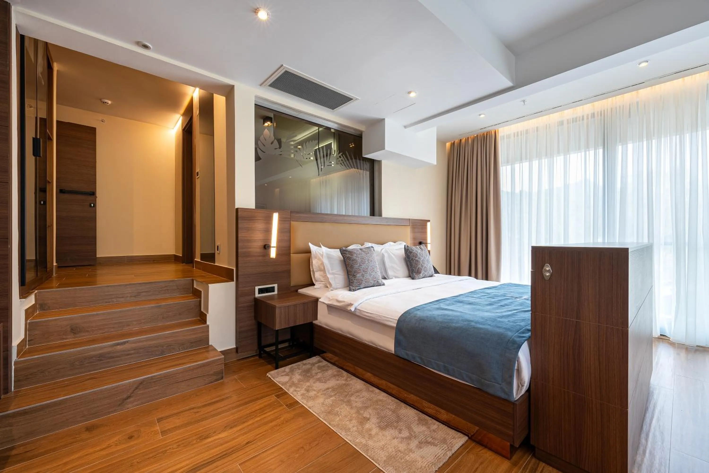 Bedroom, Bed in Hotel De‘Andros Virpazar