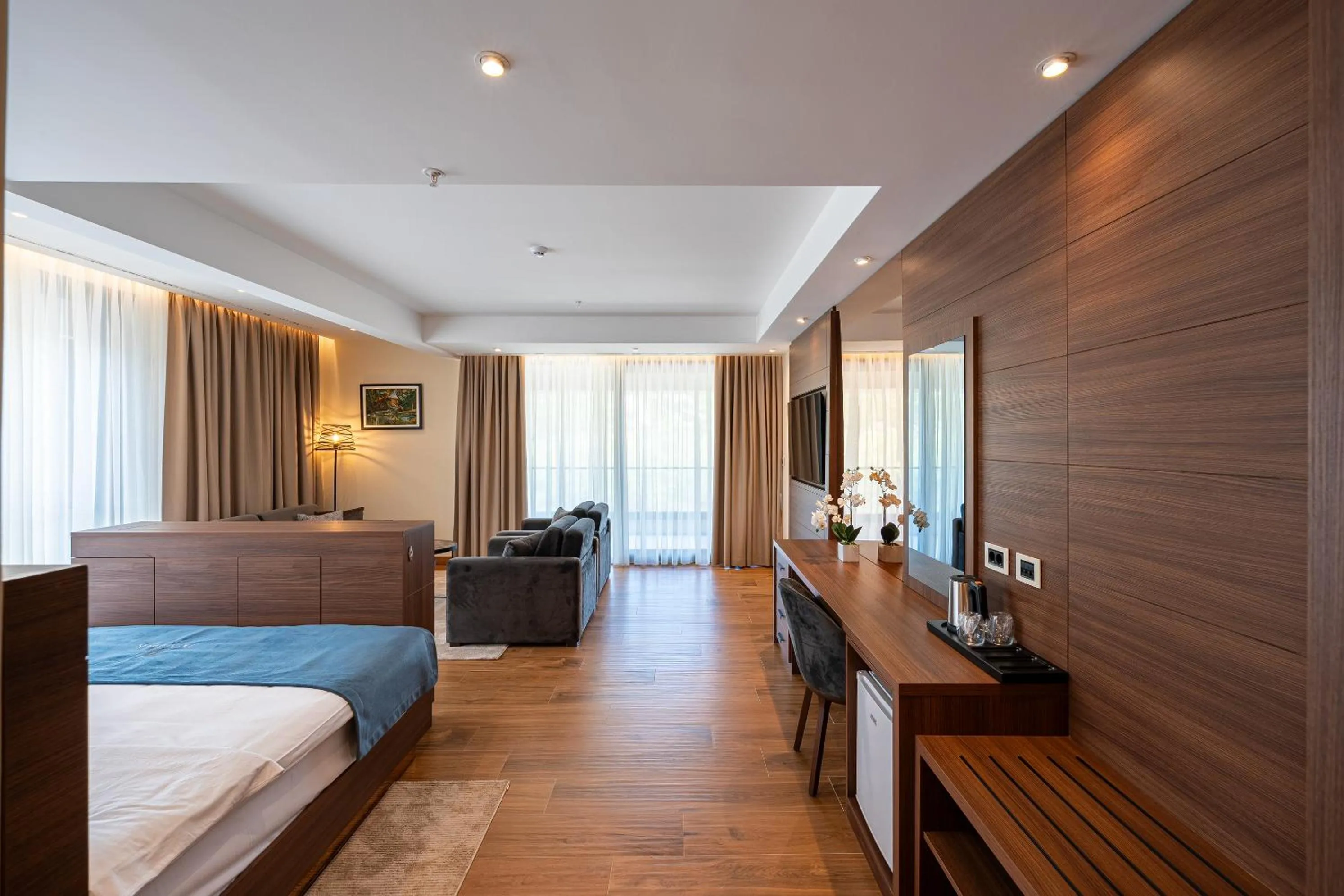 Bedroom, Bed in Hotel De‘Andros Virpazar