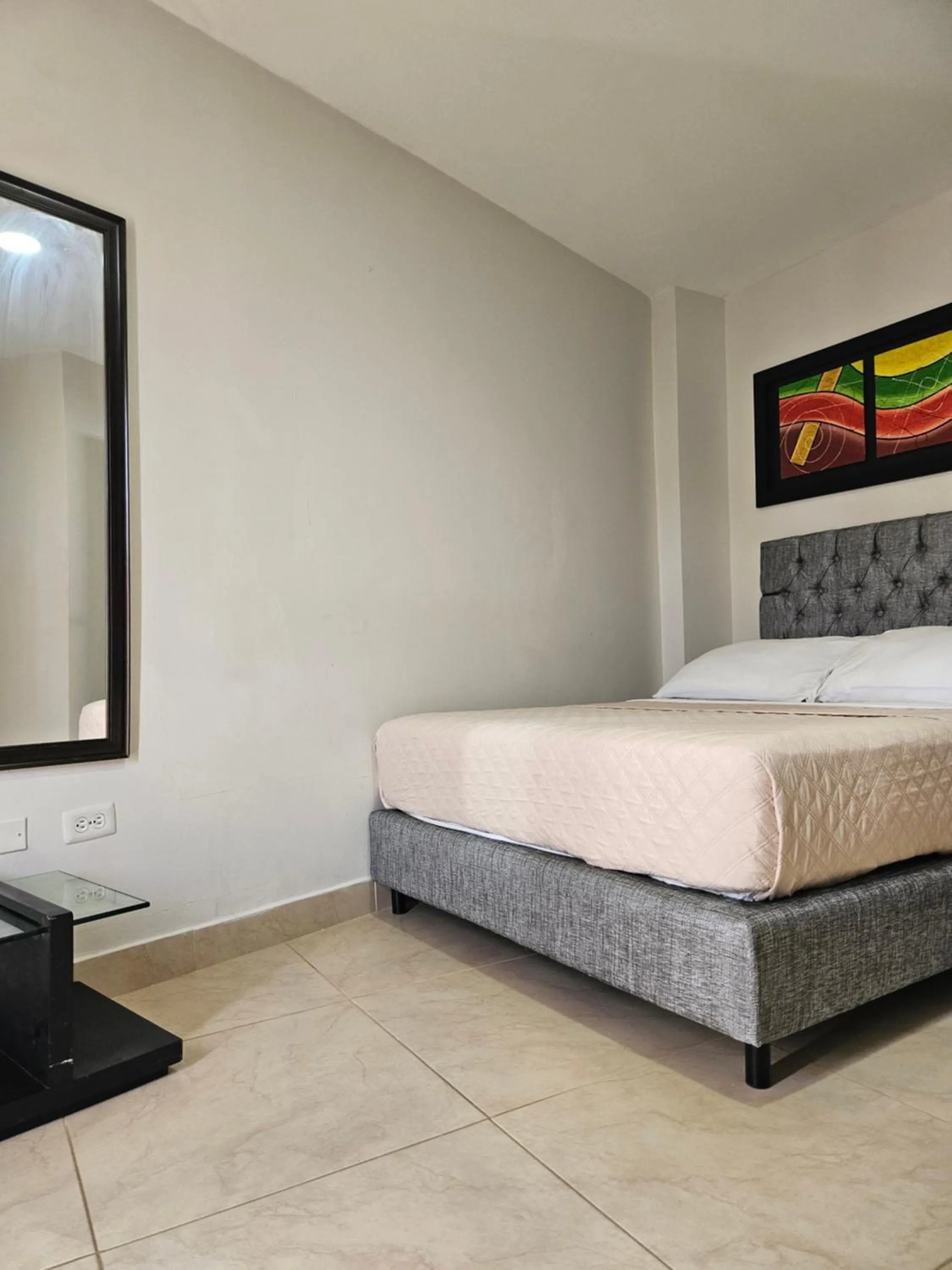 Bed in Caribbean Island Hotel Piso 2