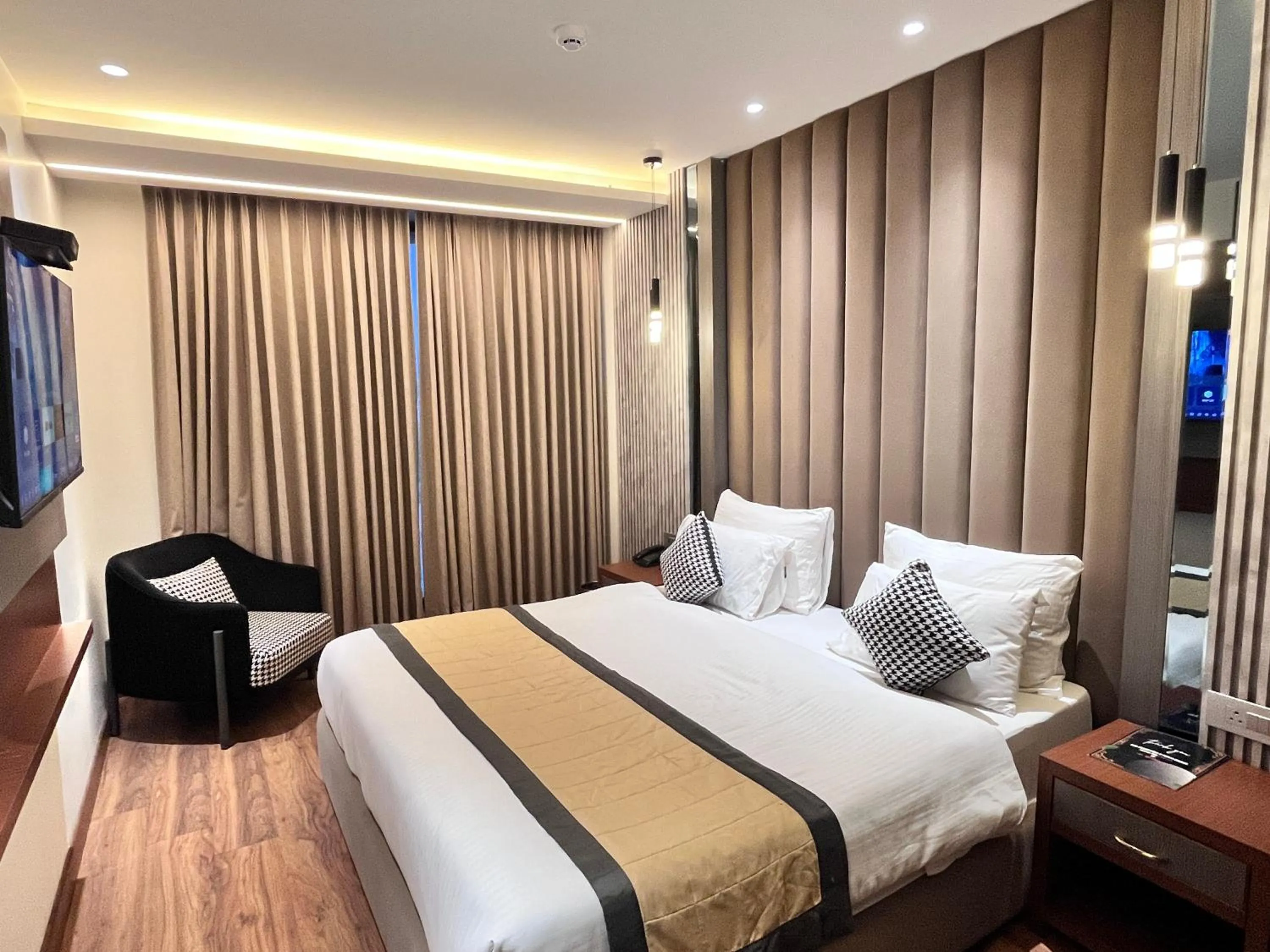 Bed in Western Blu INN