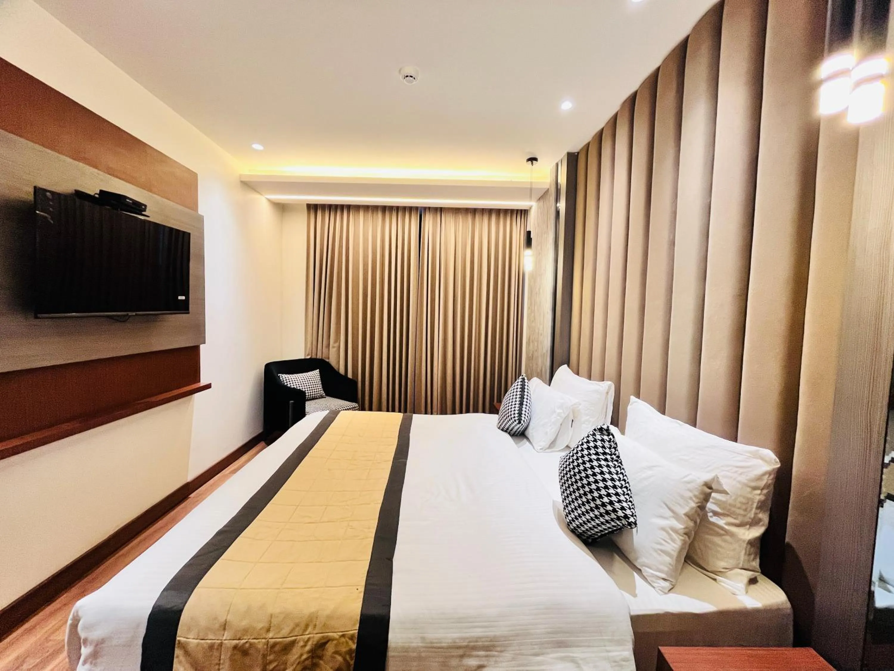 Bed in Western Blu INN