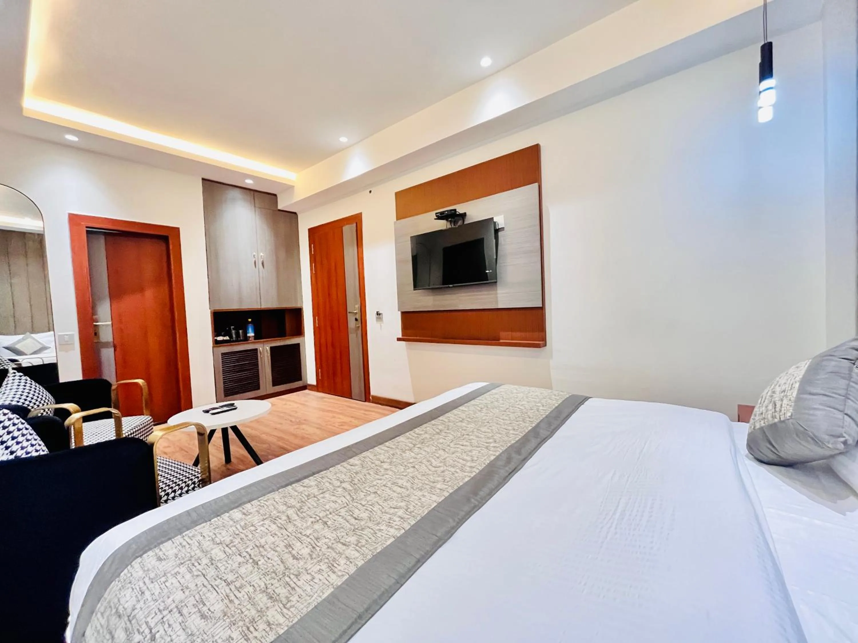 Bed in Western Blu INN