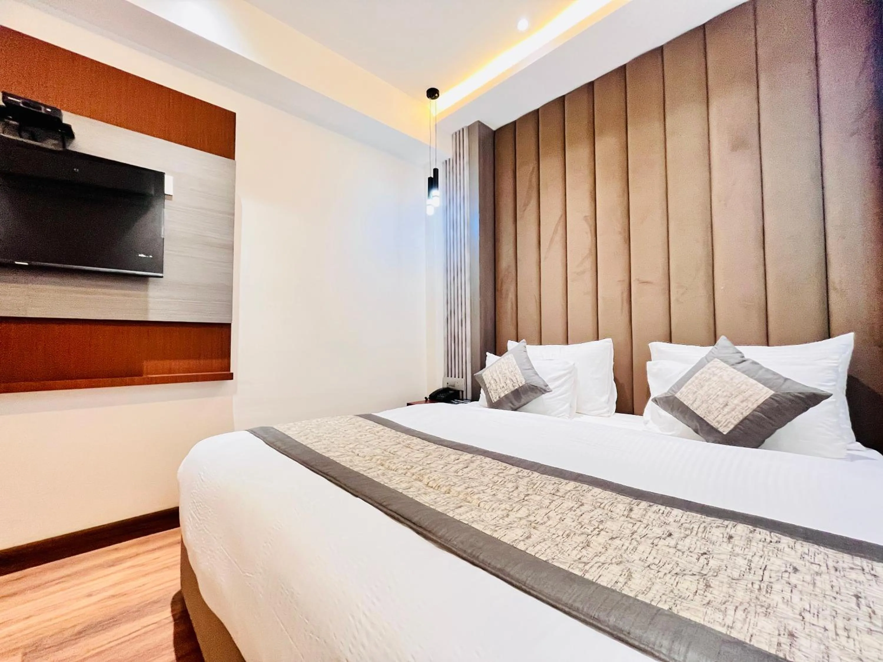 Bed in Western Blu INN