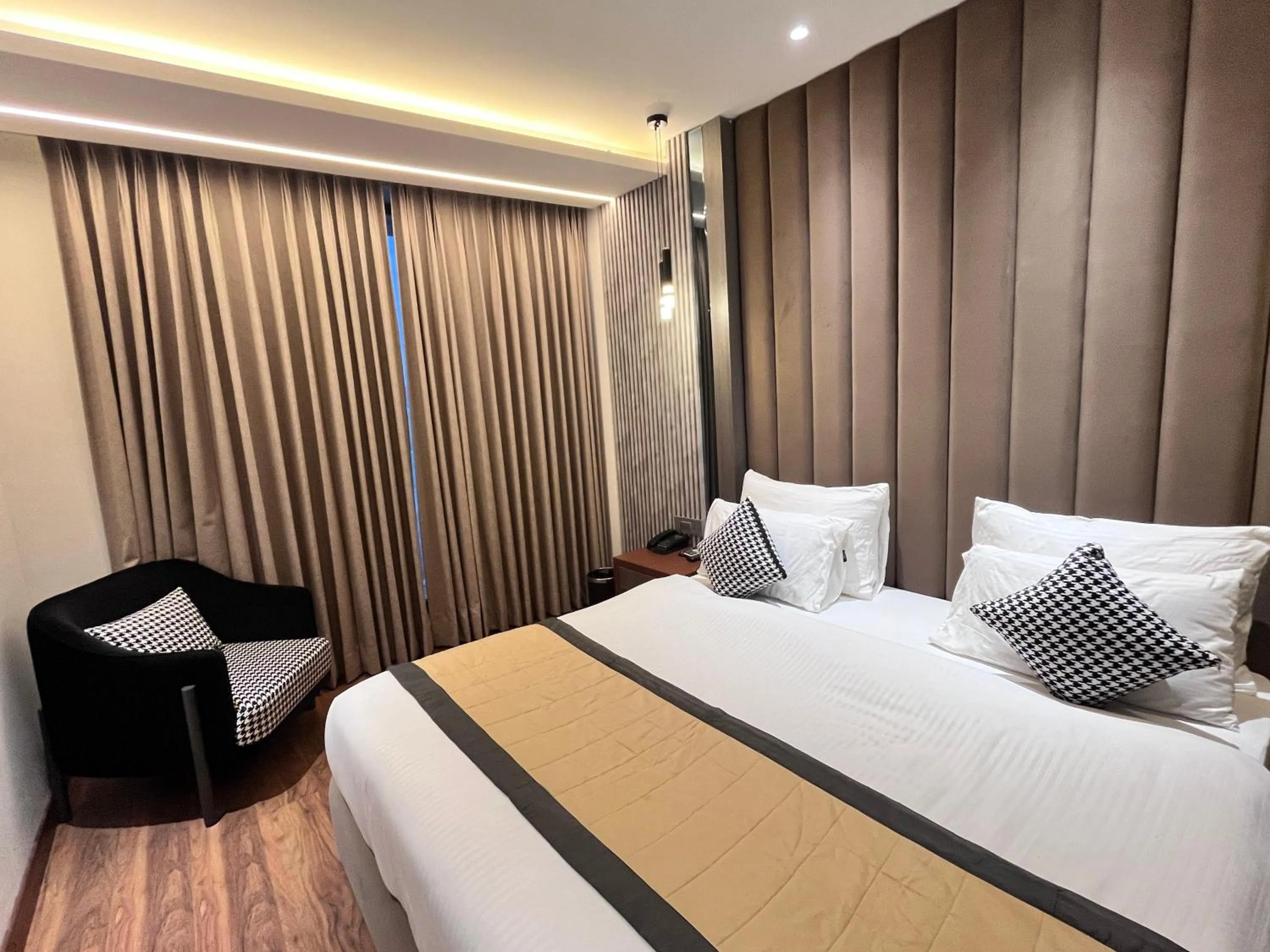 Bed in Western Blu INN