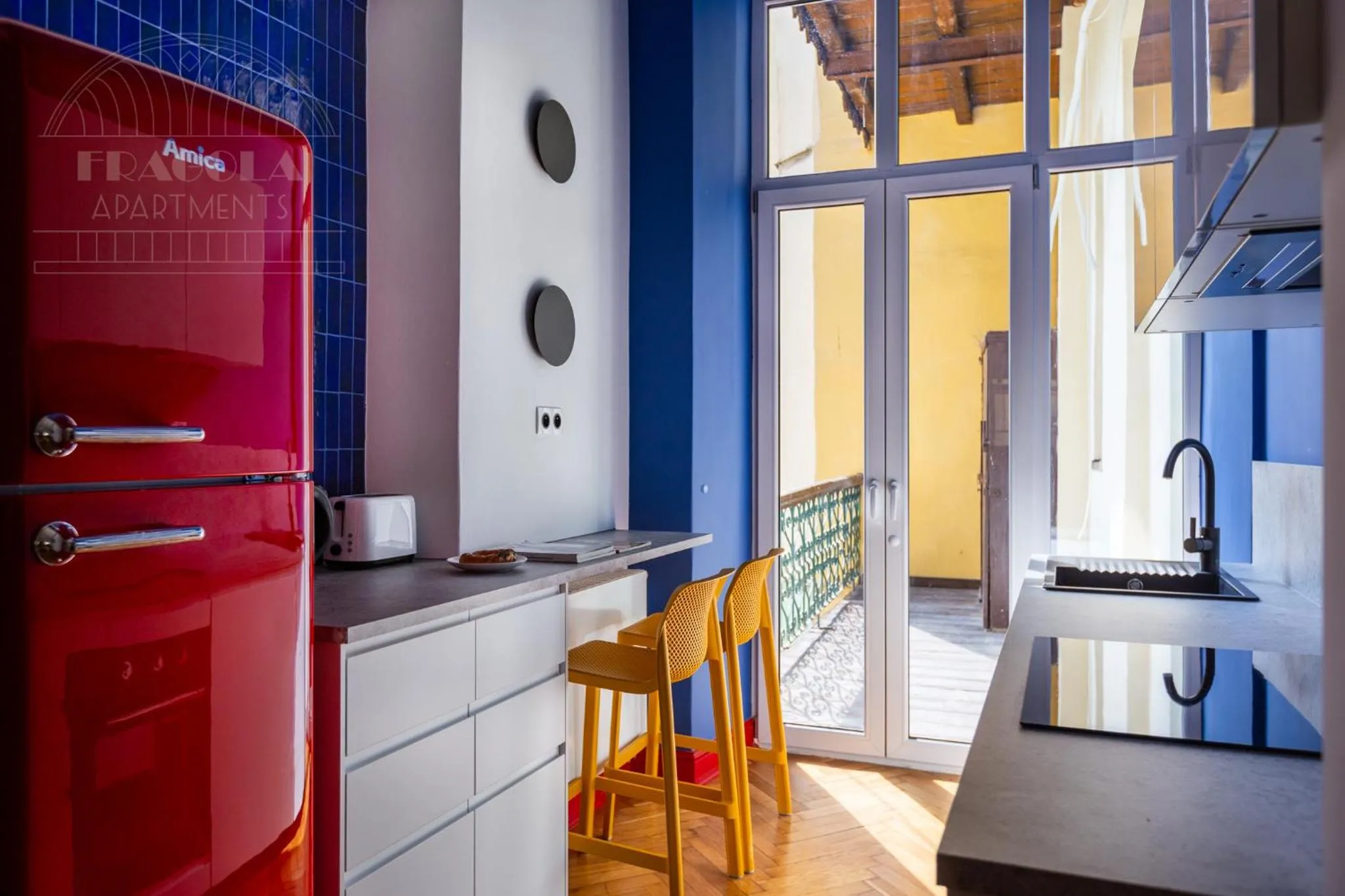 Kitchen or kitchenette in Spacious City Center Family Apartments