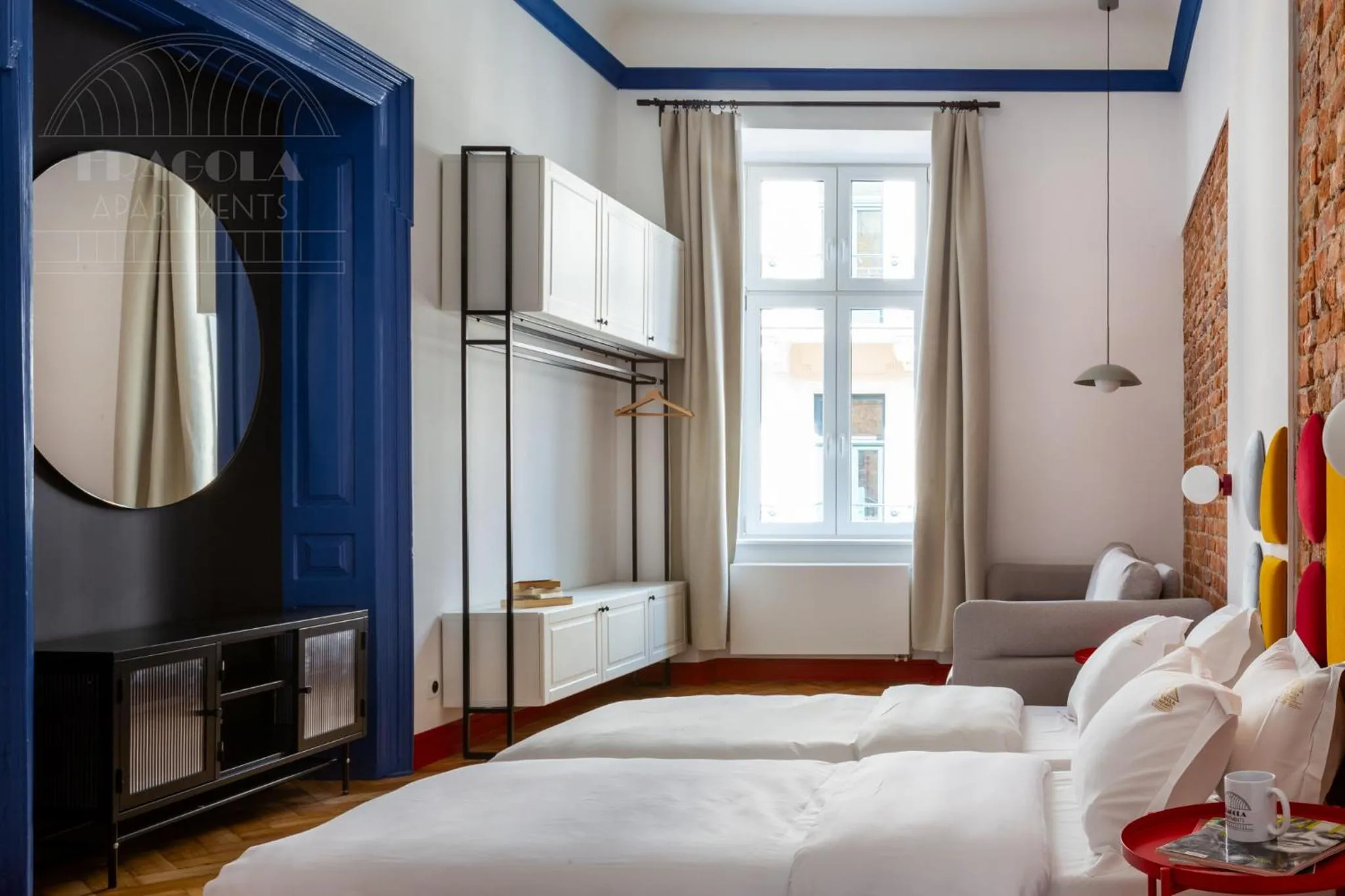 Bedroom, Bed in Spacious City Center Family Apartments