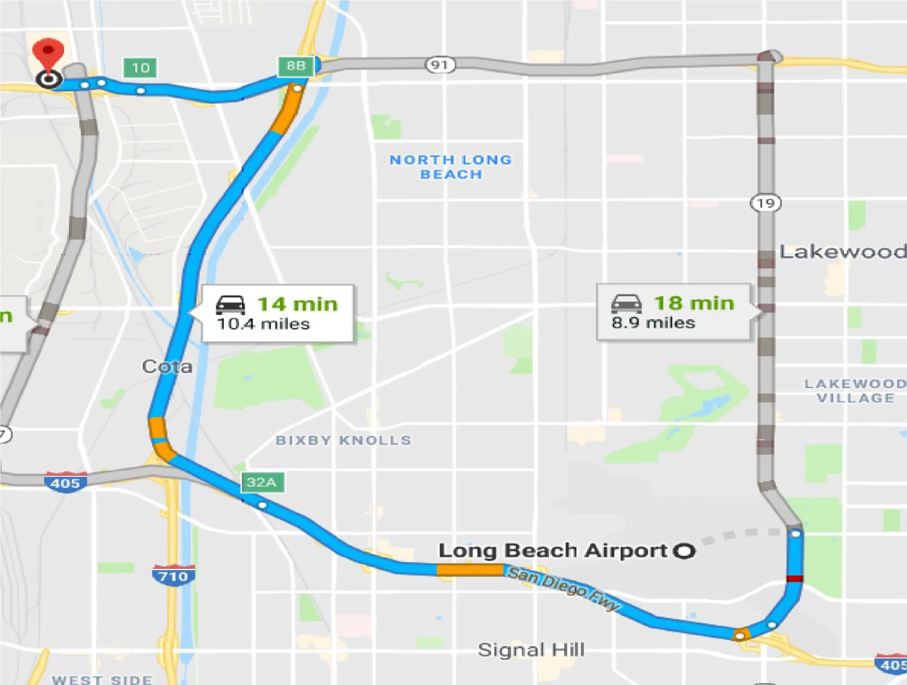 Nearby landmark in LA Crystal Hotel -Los Angeles-Long Beach Area