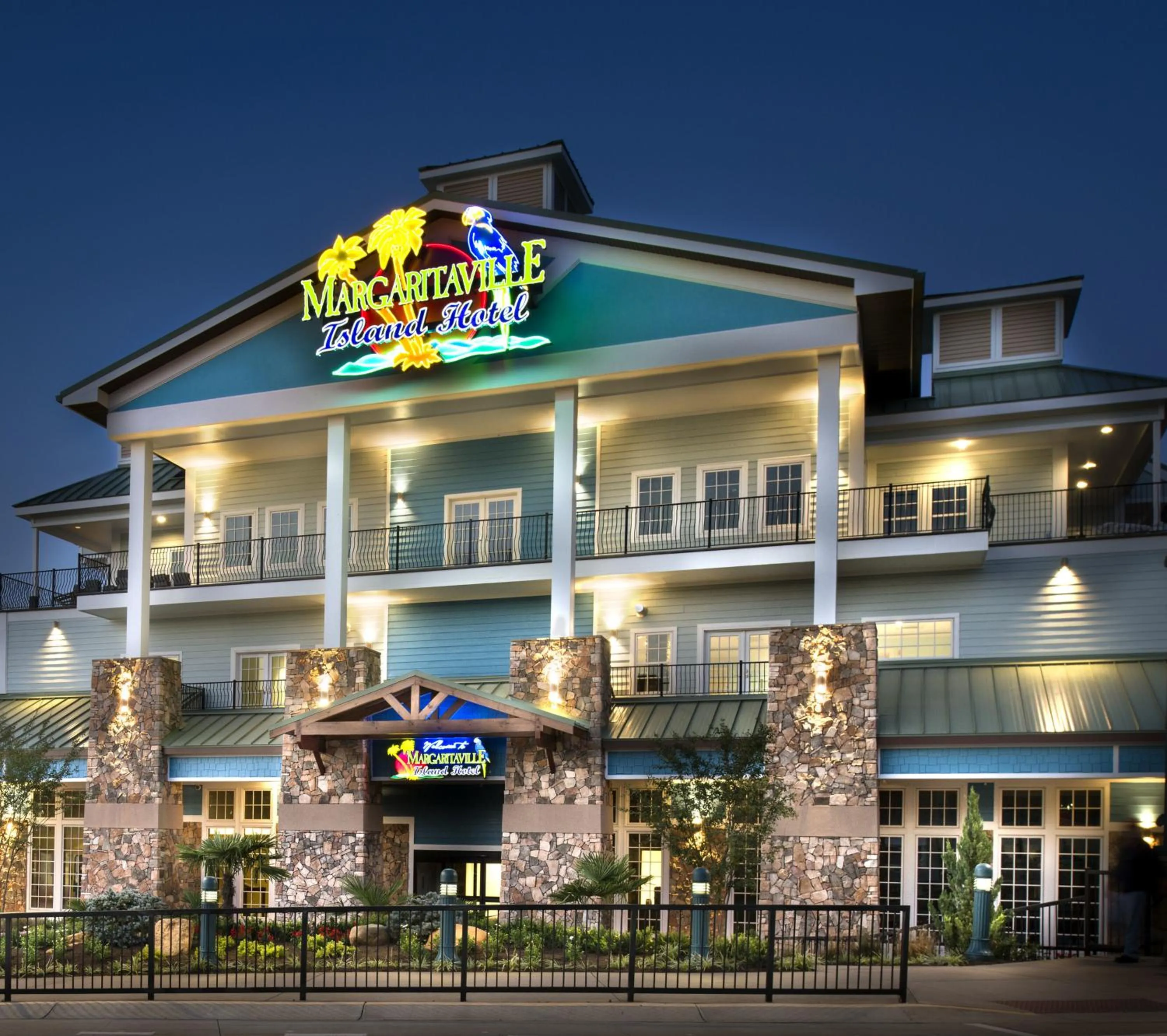 Property building in Margaritaville Island Hotel