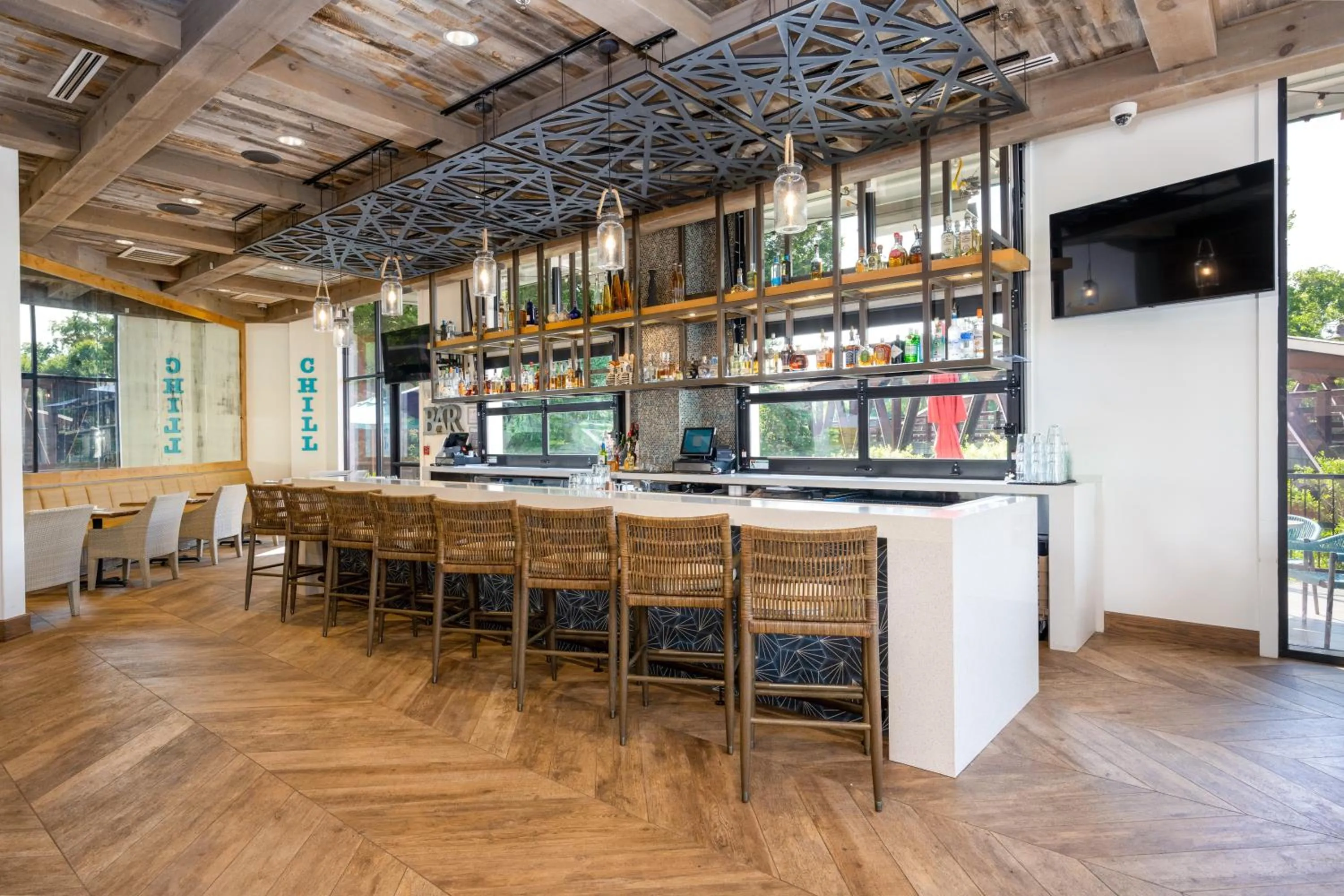 Lounge or bar in Margaritaville Island Hotel