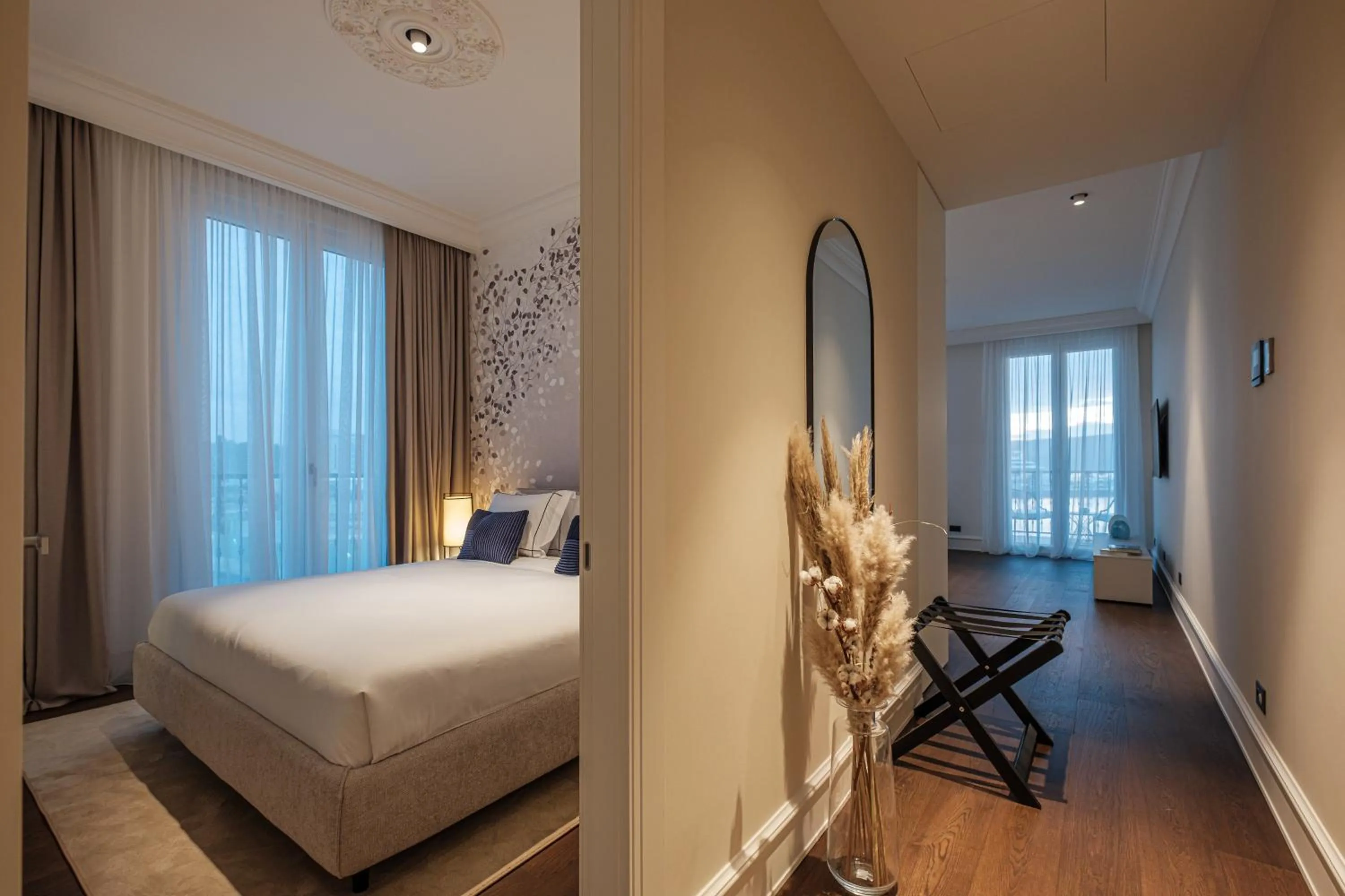 Bedroom, Bed in Boutique Hotel Porto Palace