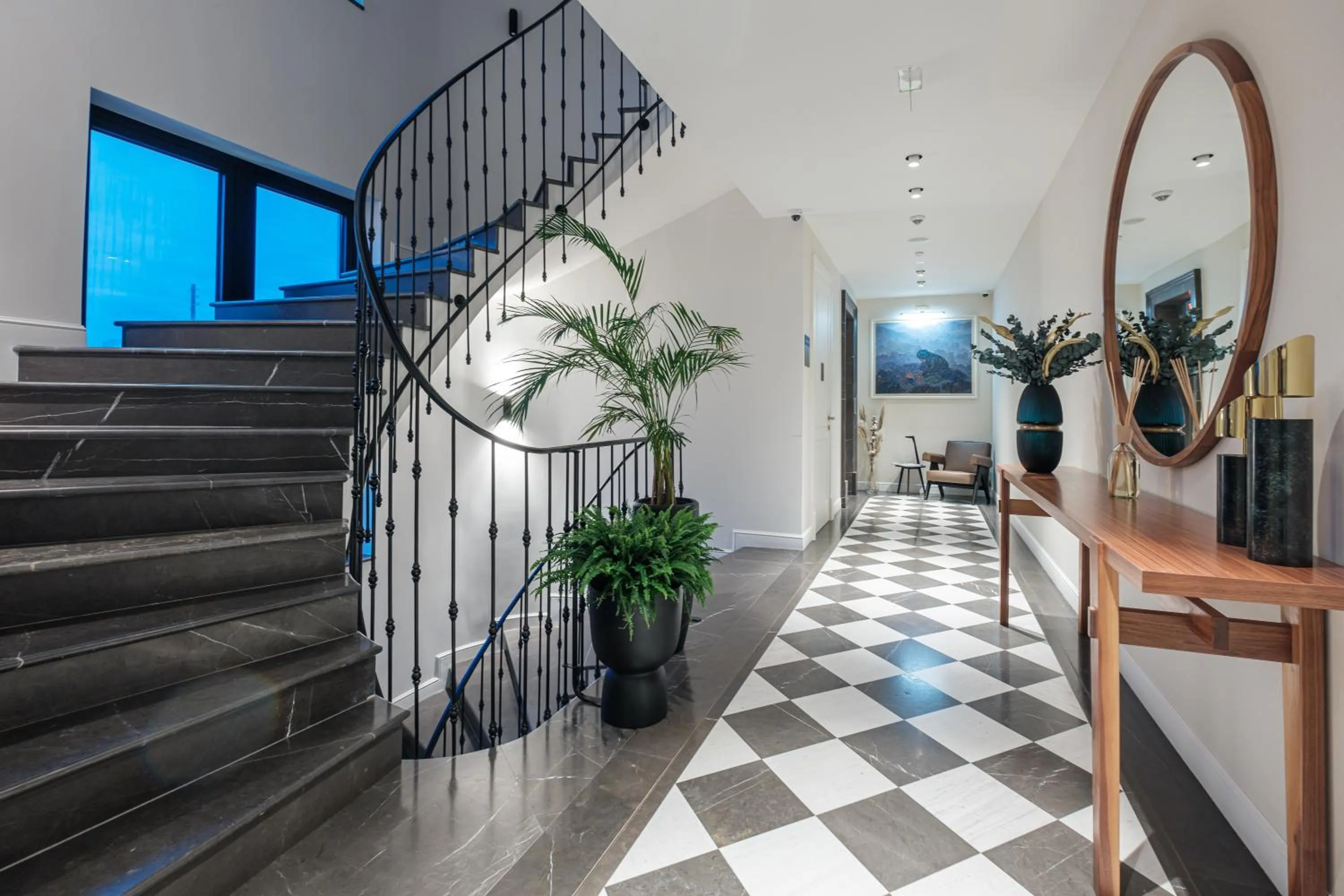 Lobby or reception in Boutique Hotel Porto Palace