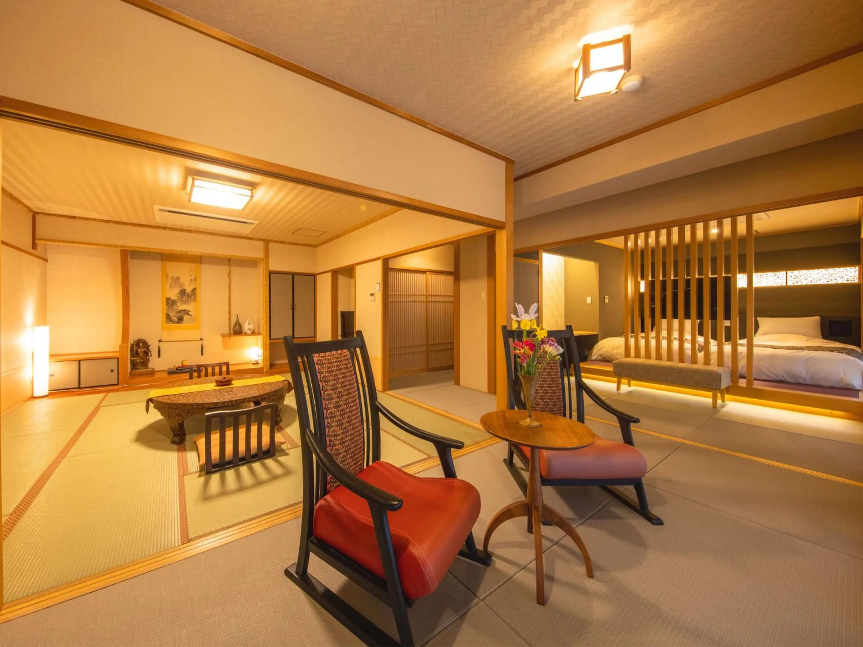 Photo of the whole room, Bed in Iki Stellacote Taiankaku